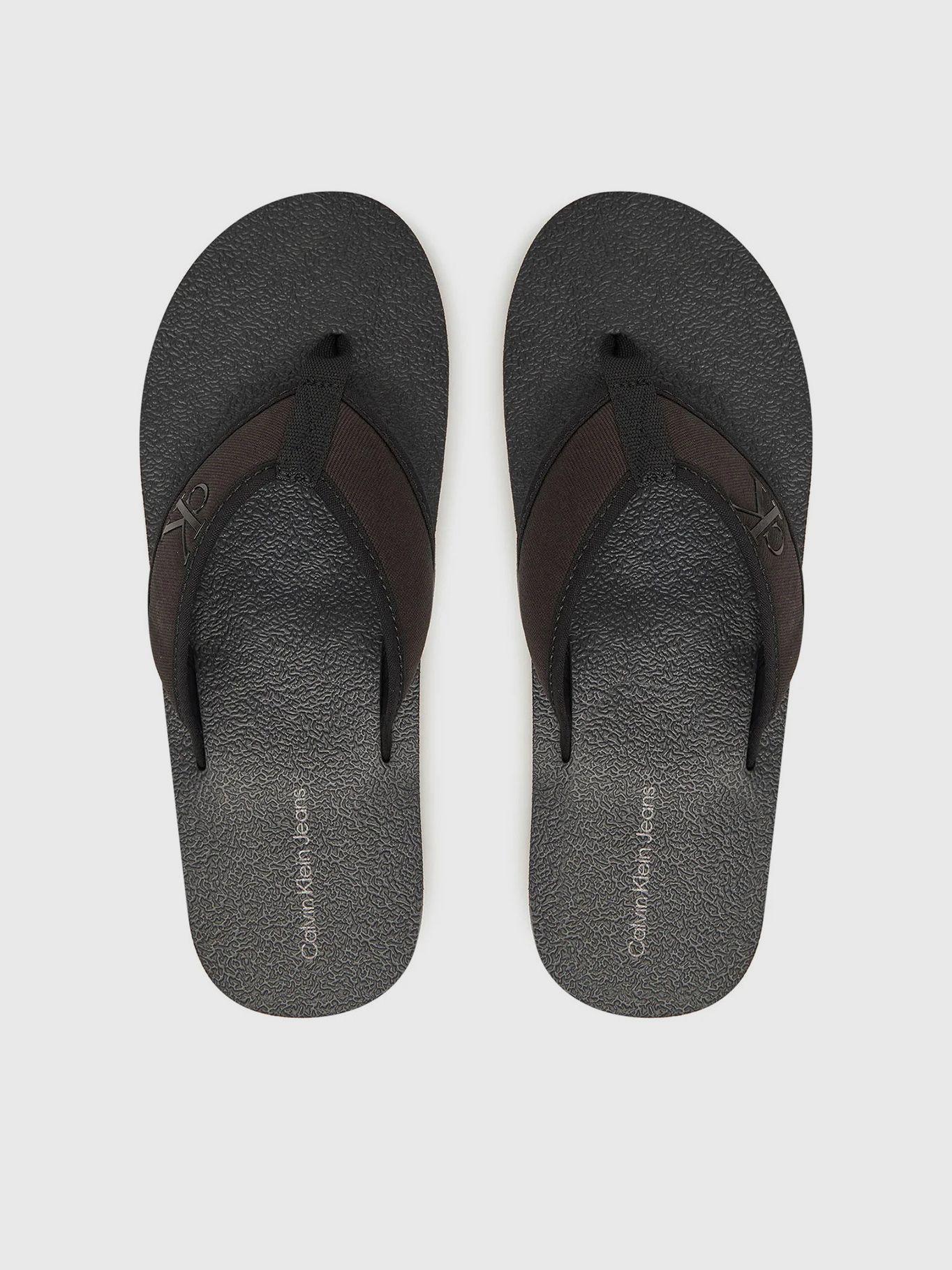 Sandalias de Lona Negro Calvin Klein-2