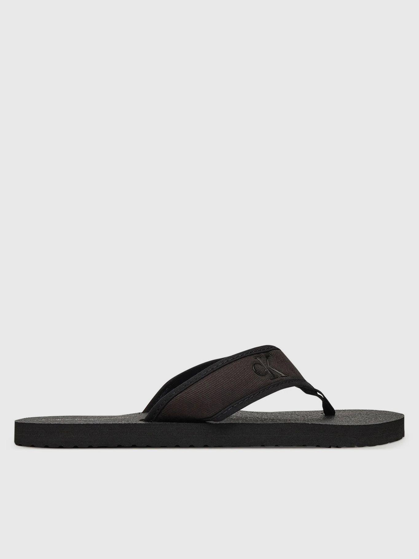 Sandalias de Lona Negro Calvin Klein-4