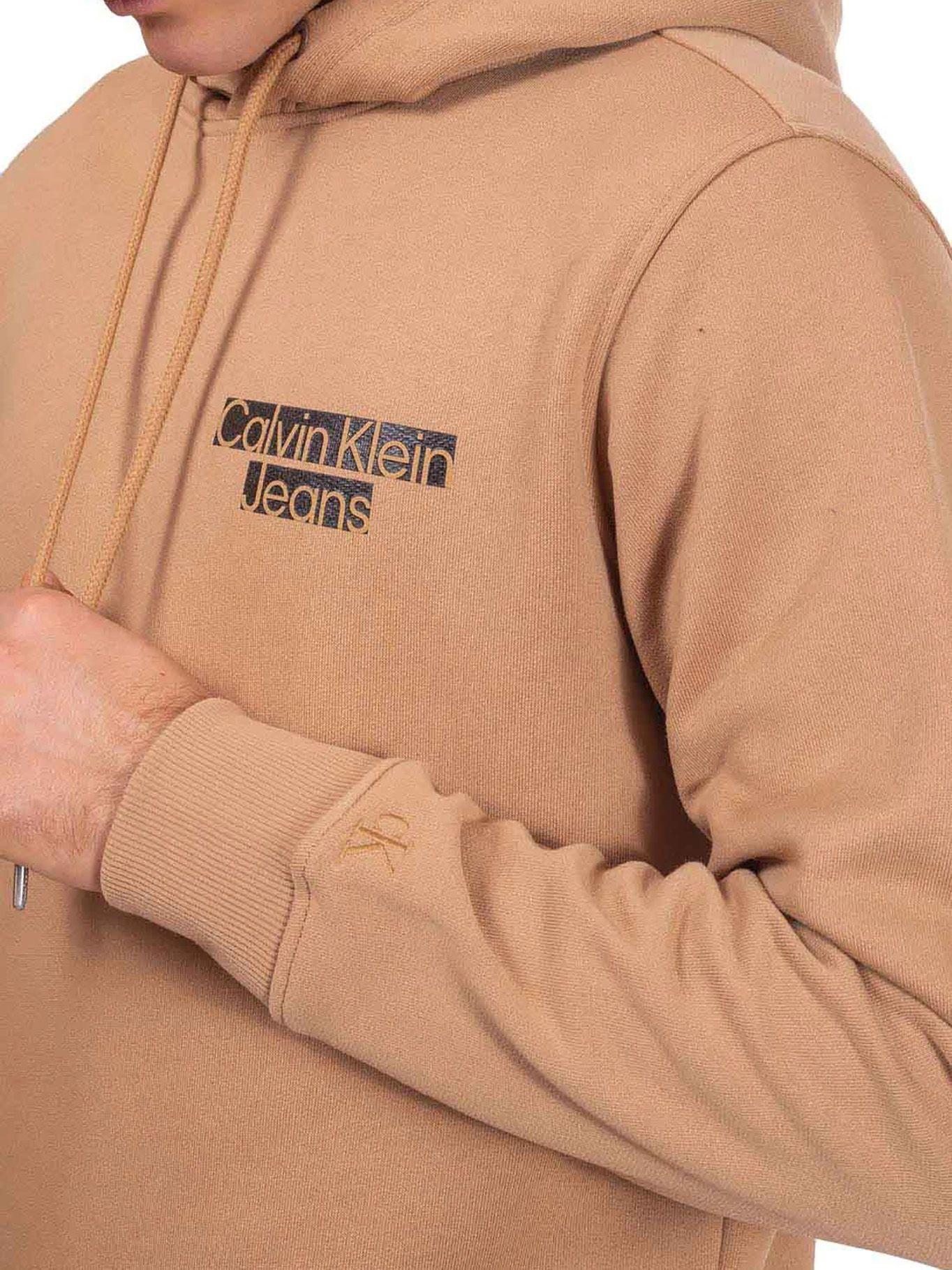 Hoodie Seasonal Blocked Logo Café Calvin Klein-2