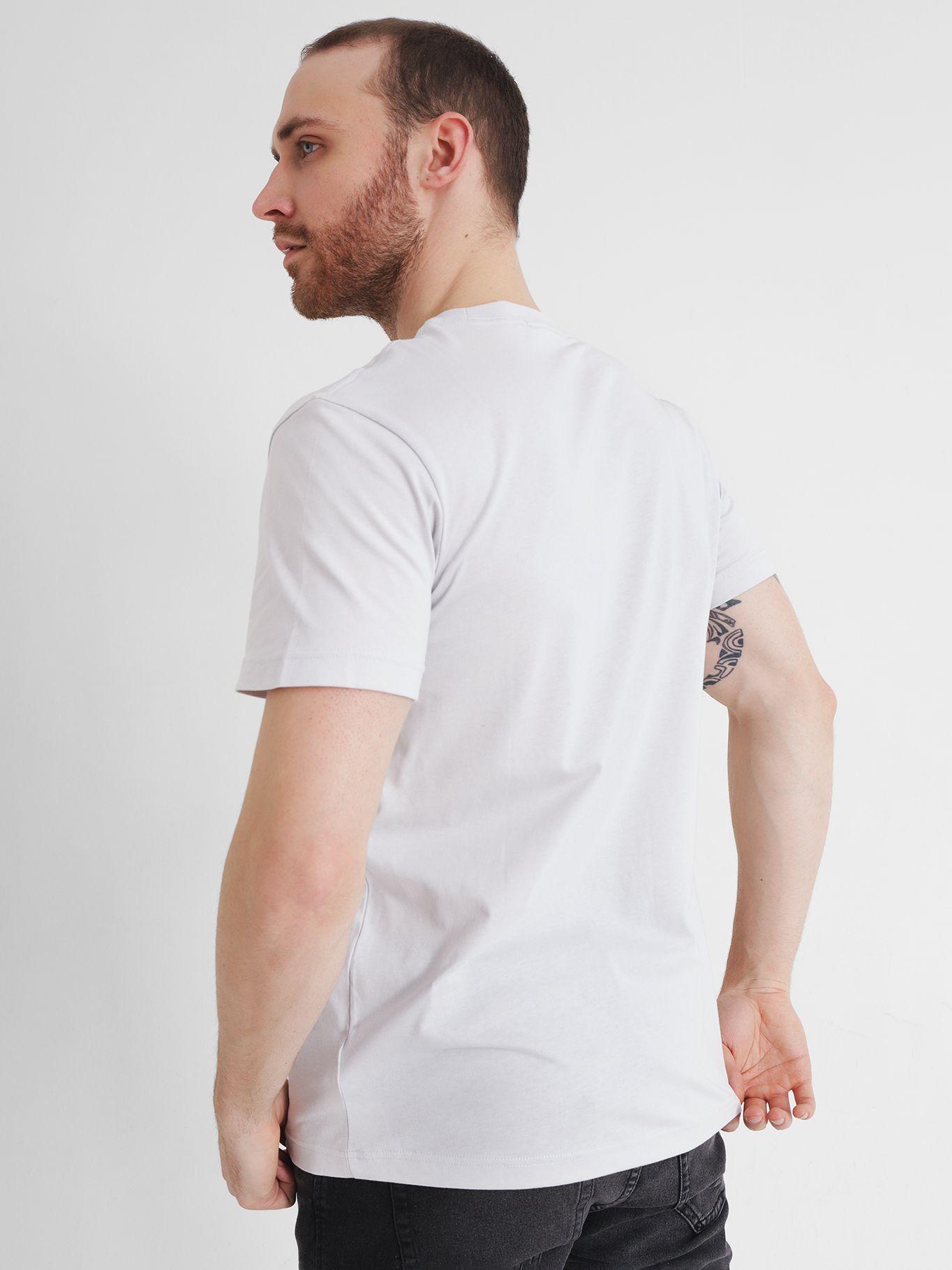 Camiseta holgada de algodón orgánico Blanco Calvin Klein J30J322870-PSX-1