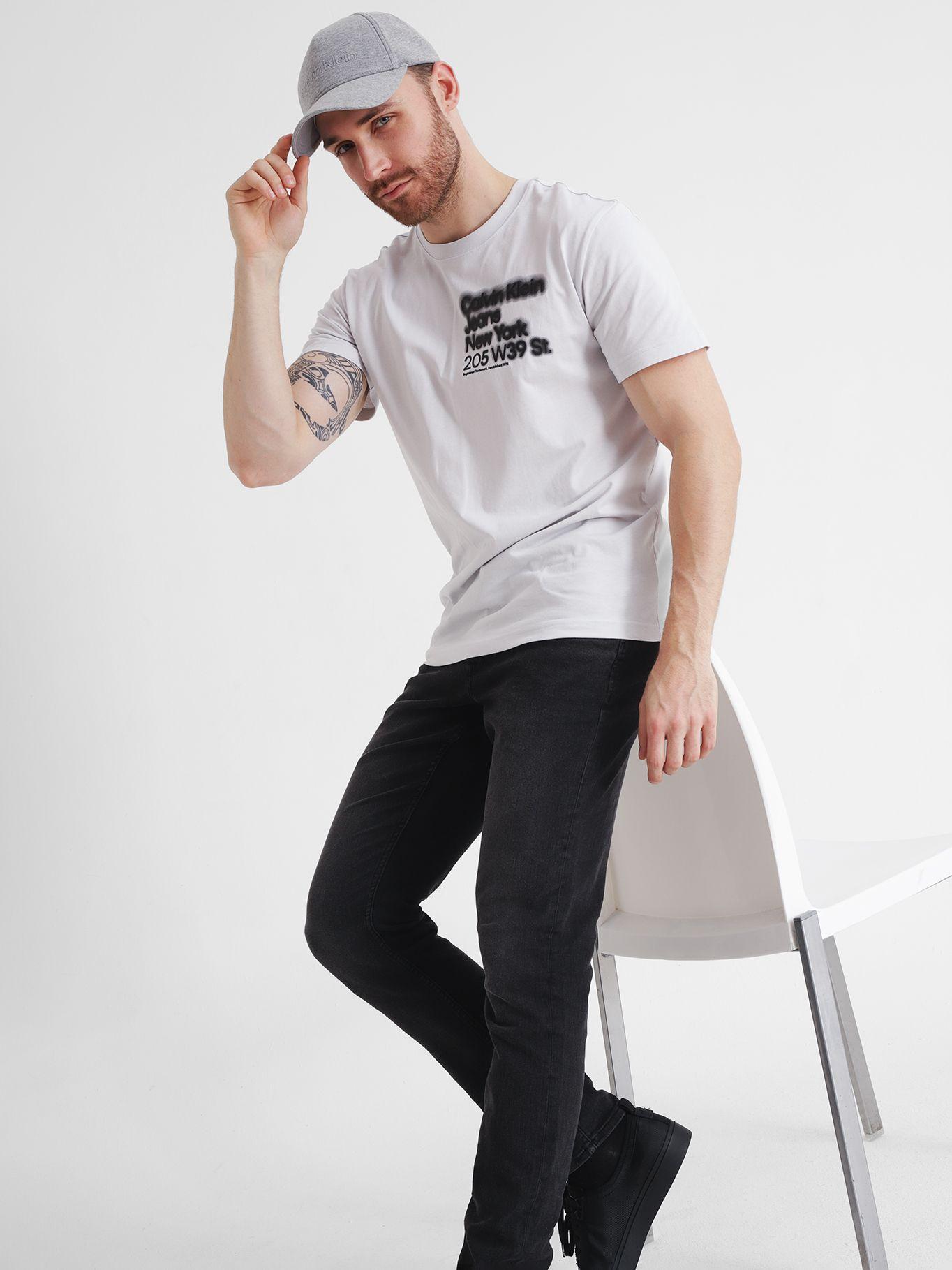 Camiseta holgada de algodón orgánico Blanco Calvin Klein J30J322870-PSX-2