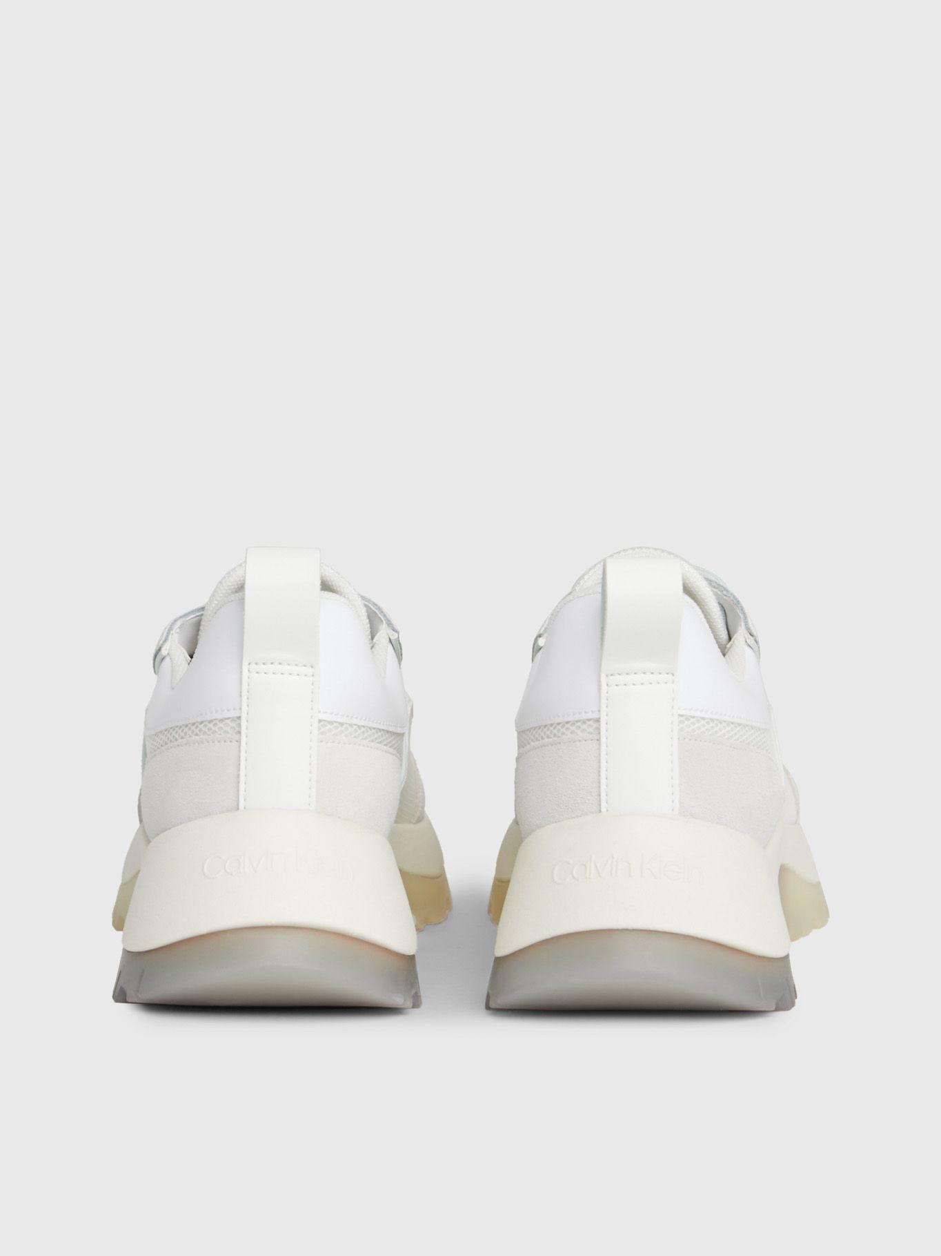 Zapatillas Runner Mesh Mix Blanco Calvin Klein-1