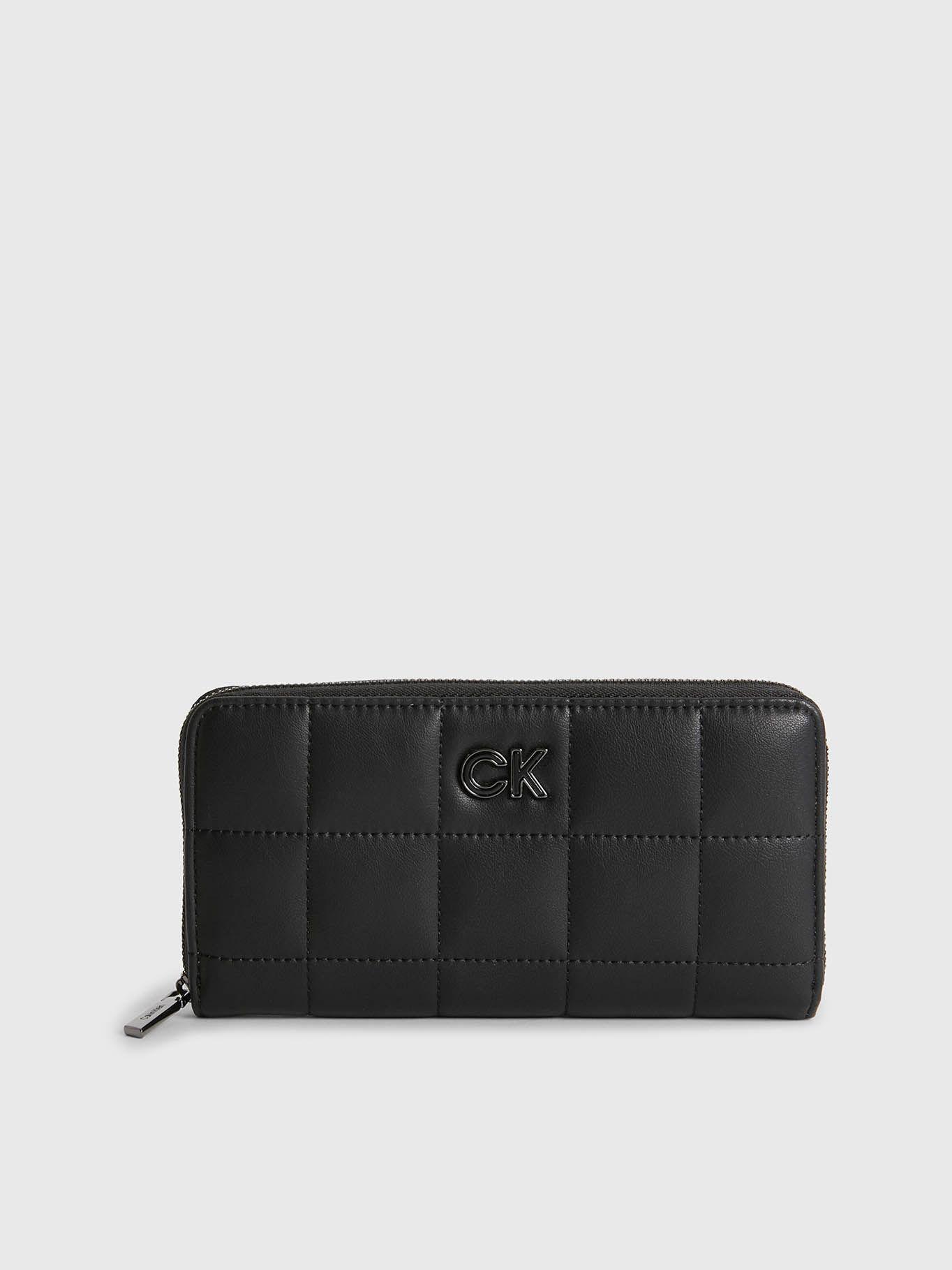 Cartera grande acolchada y reciclada Negro Calvin Klein-0