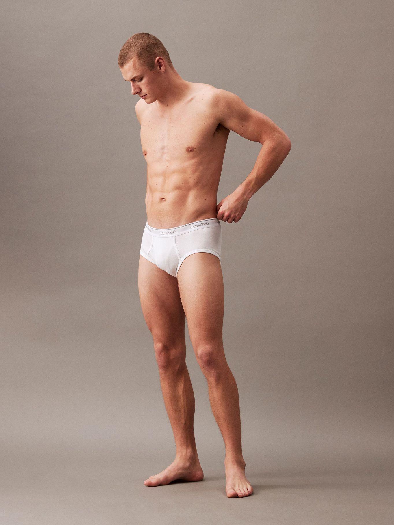 Pack 3 Brief Cotton Classics Blanco Calvin Klein-2