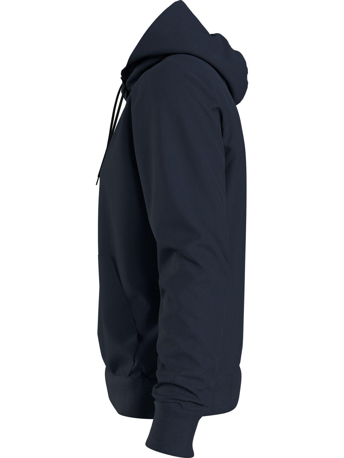 Hoodie Center Logo Azul Calvin Klein-3
