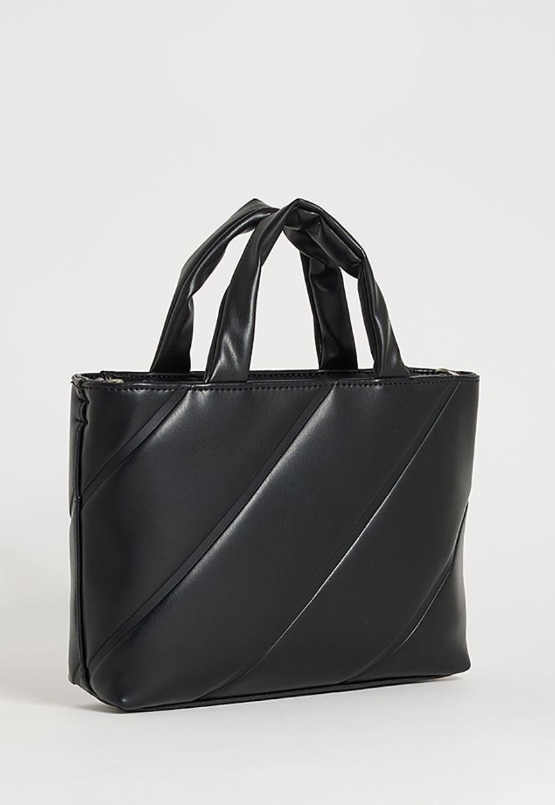 Cartera Tote Quilted Negro Calvin Klein-1