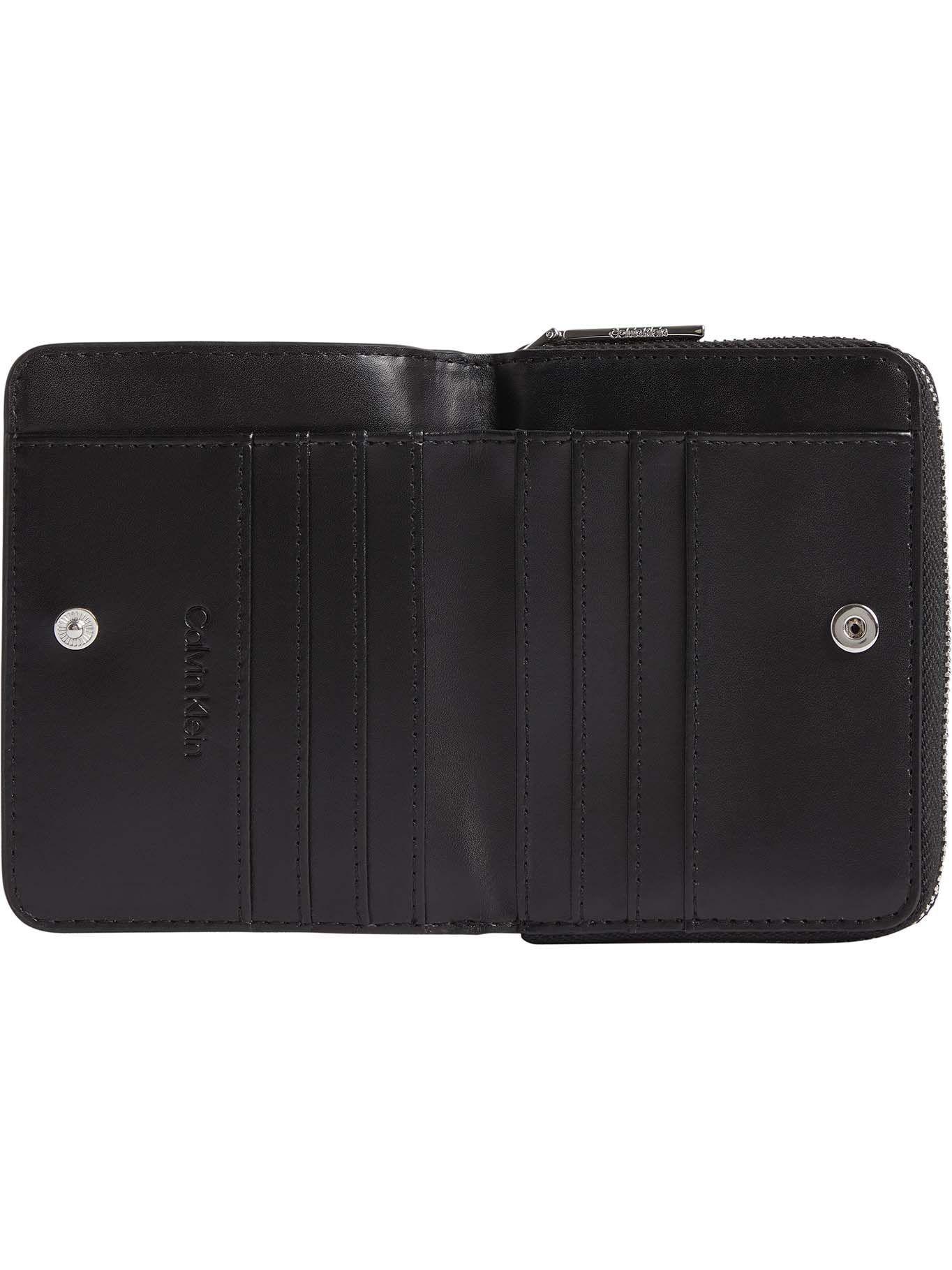 Billetera Ck Accent Flap Negro Calvin Klein-1