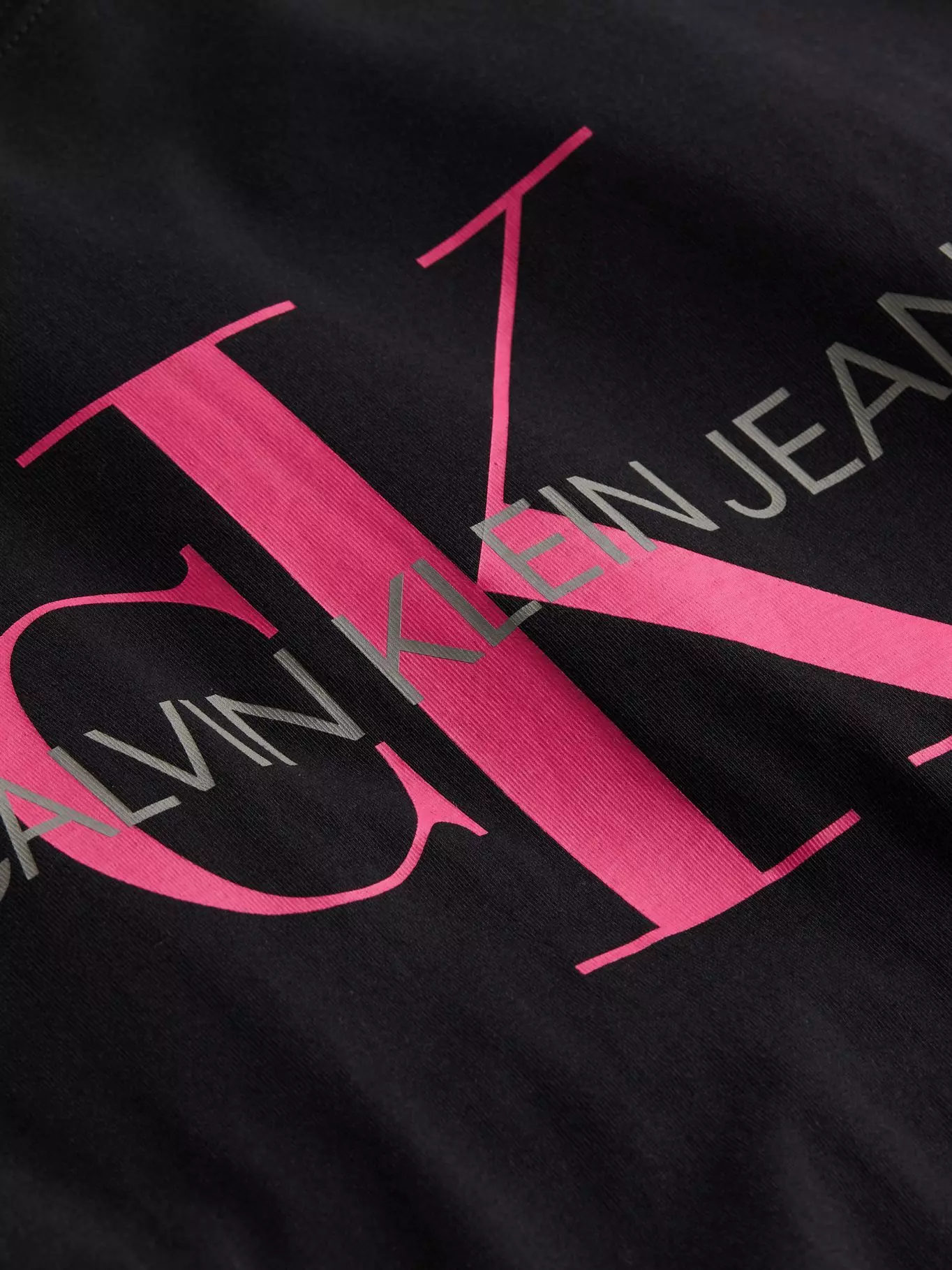 Polera Monogram Negro Calvin Klein-1