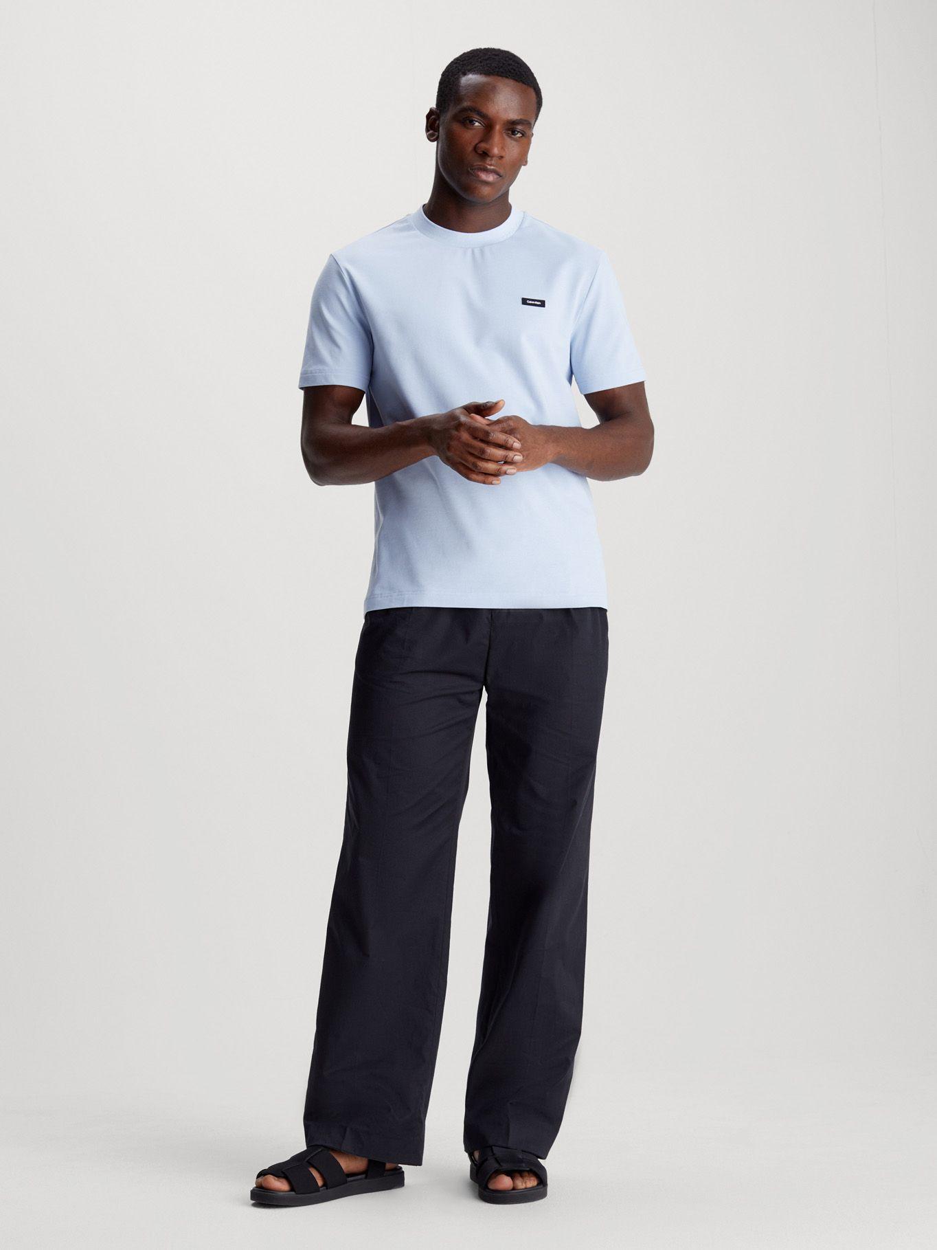 Polera Thermo Tech Pique Azul Calvin Klein-1