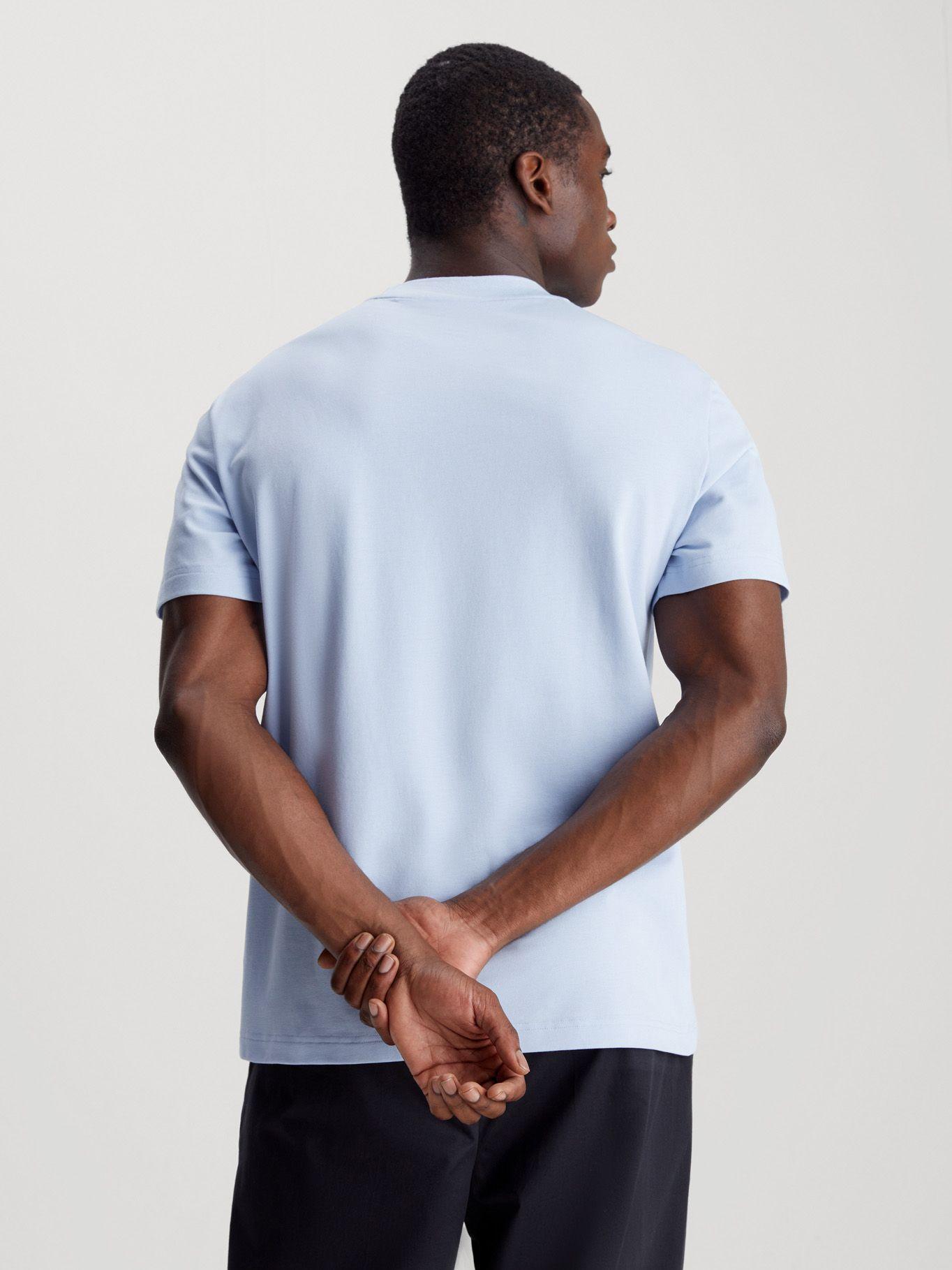 Polera Thermo Tech Pique Azul Calvin Klein-2