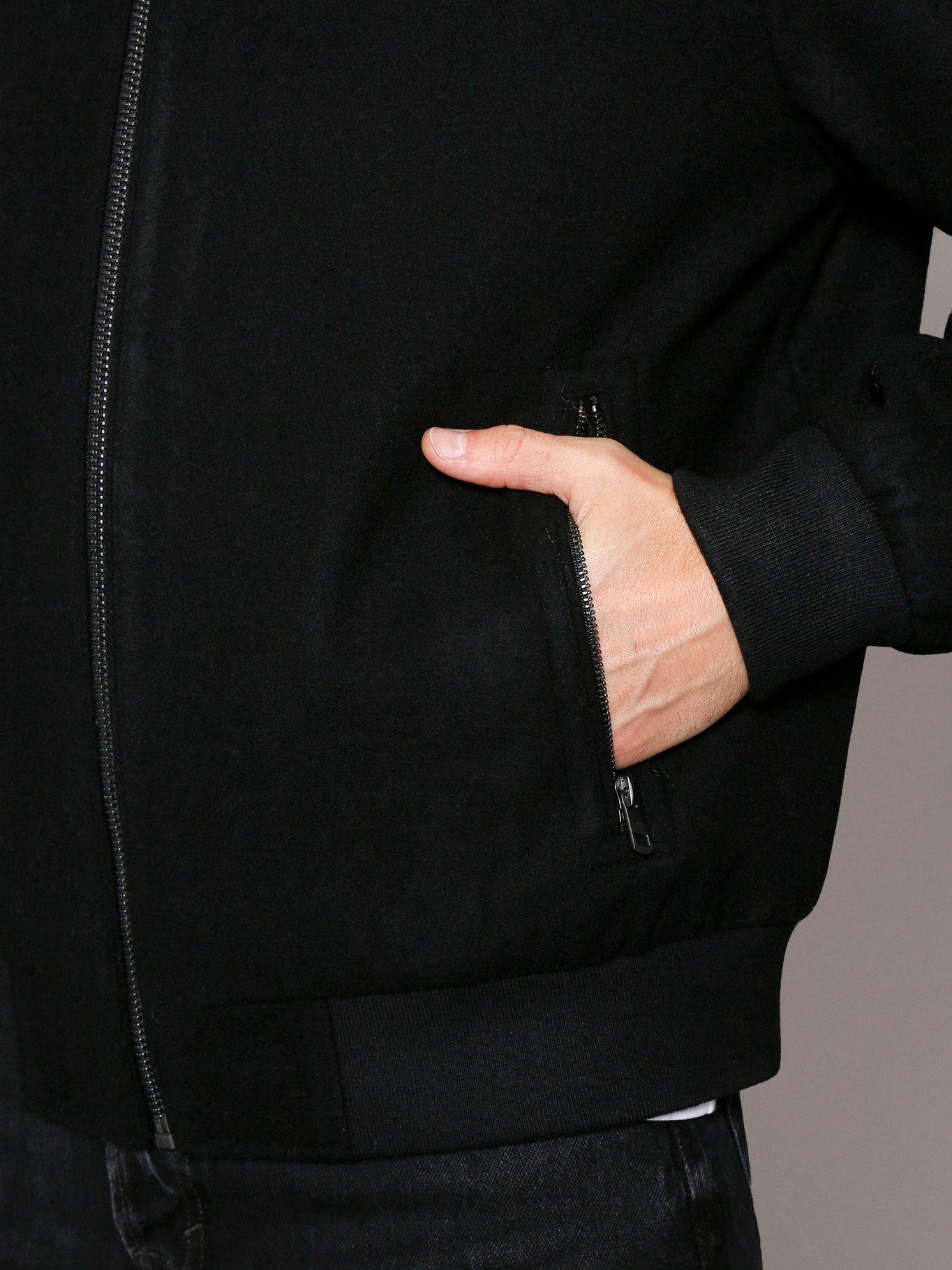 Chaqueta Wool Bomber Negro Calvin Klein-6