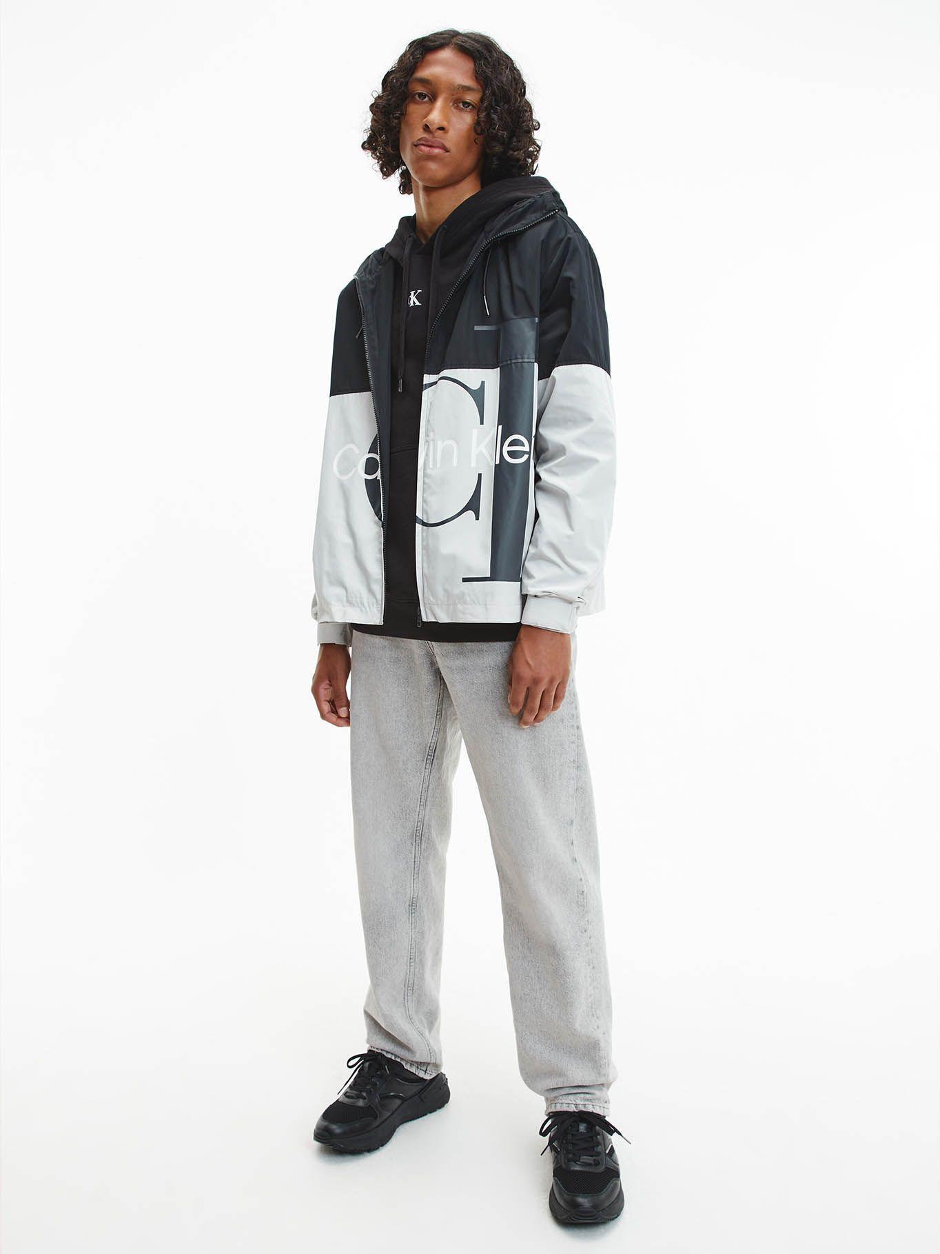 Cortaviento Bold Negro/Blanco Calvin Klein-1