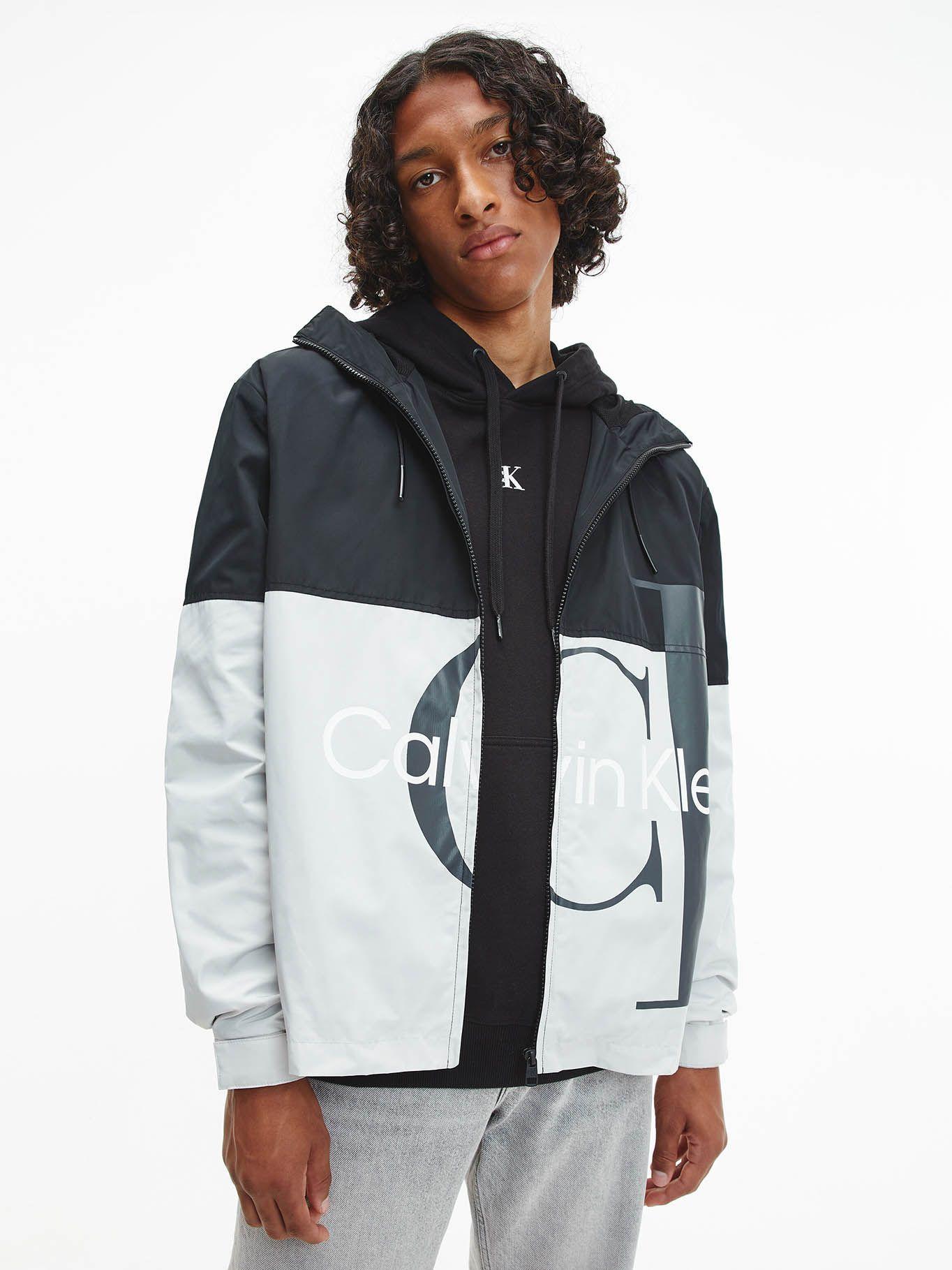 Cortaviento Bold Negro/Blanco Calvin Klein-0