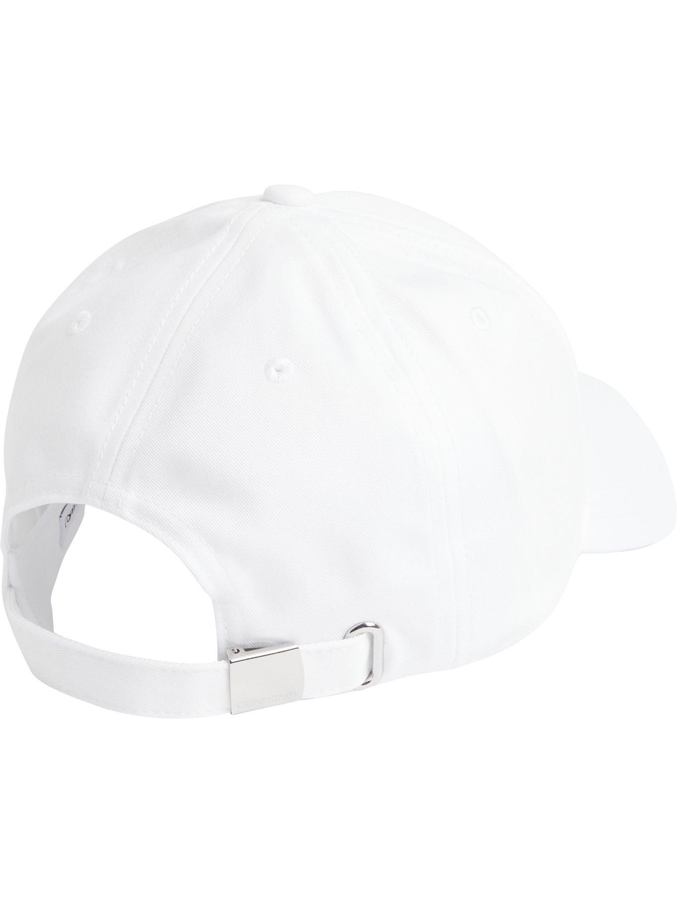 Gorra de algodón orgánico Blanco Calvin Klein K60K610391-YAF-1