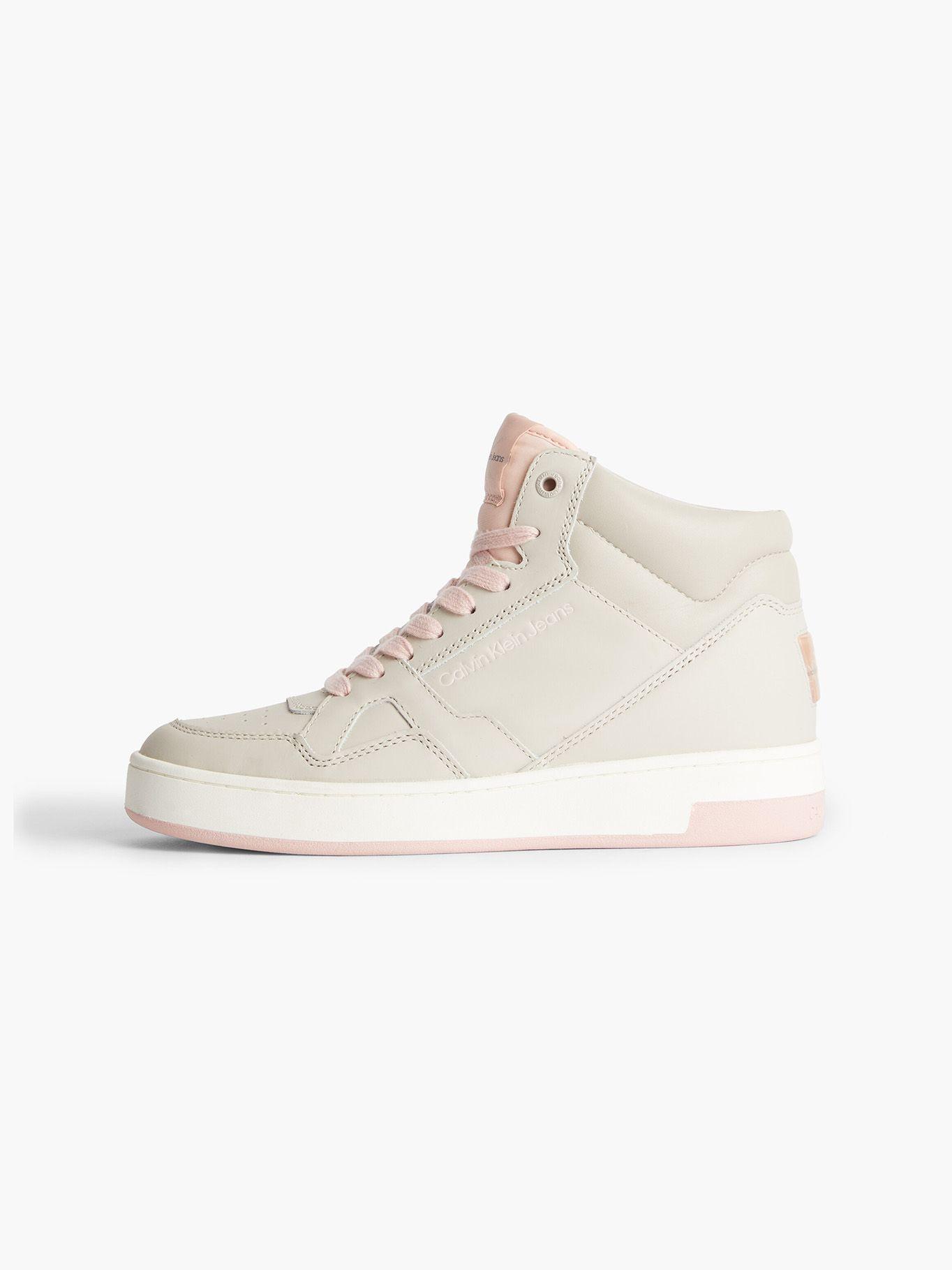Zapatilla Basket Cupsole Mid Rosado Calvin Klein-5