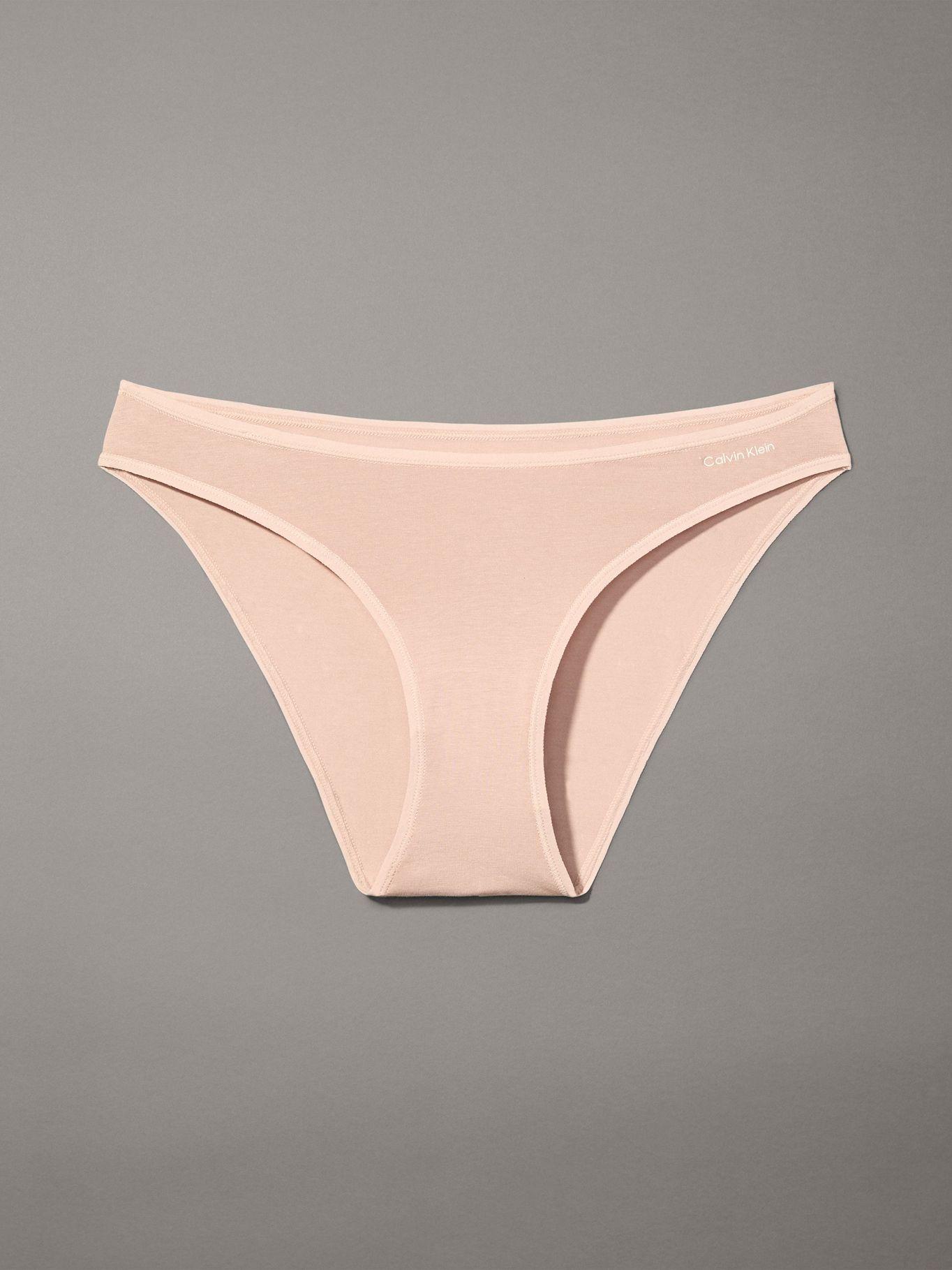 Calzón Bikini Ideal Cotton- Beige Calvin Klein-4