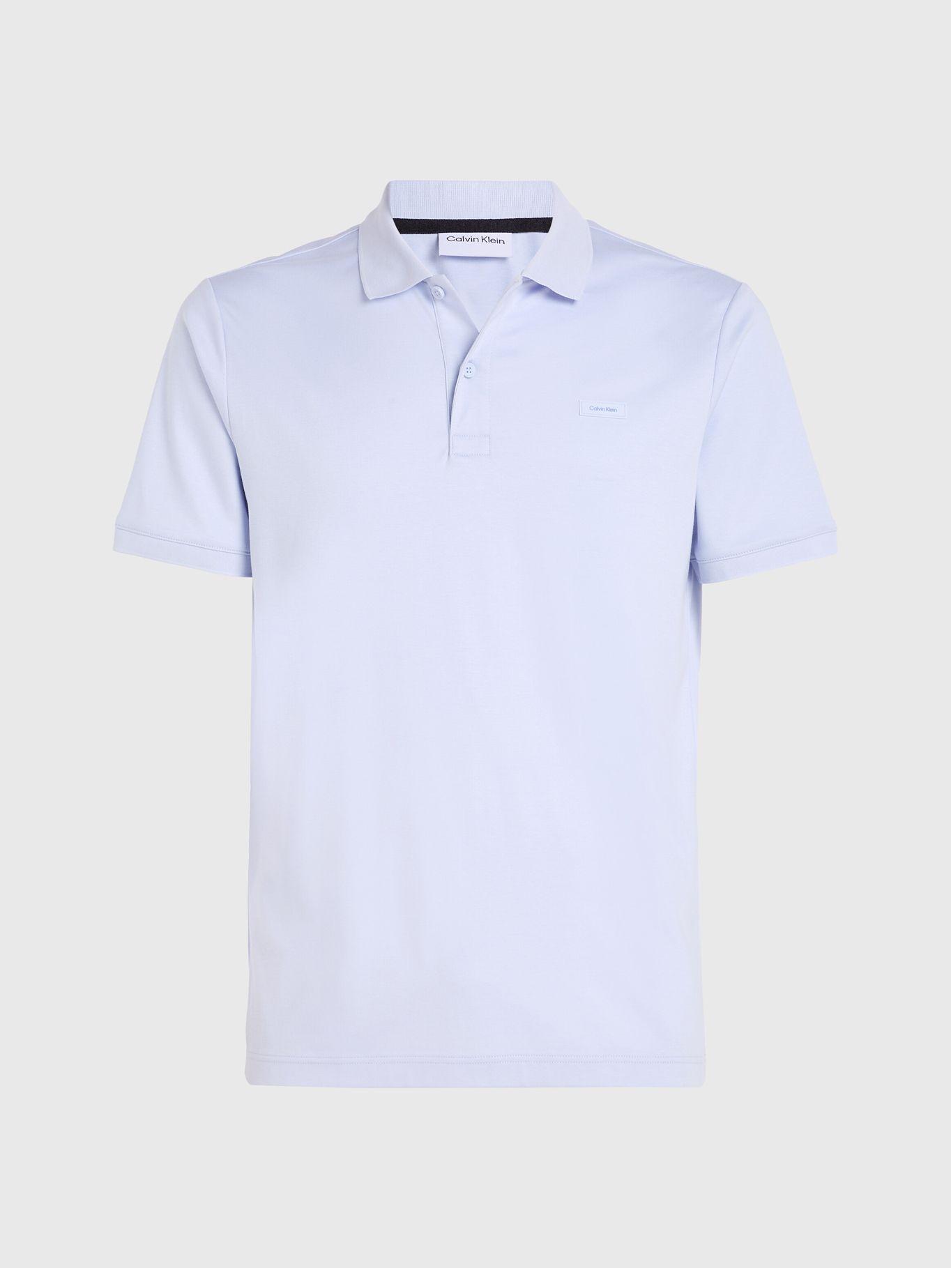 Polo Smooth Slim Azul Calvin Klein-4