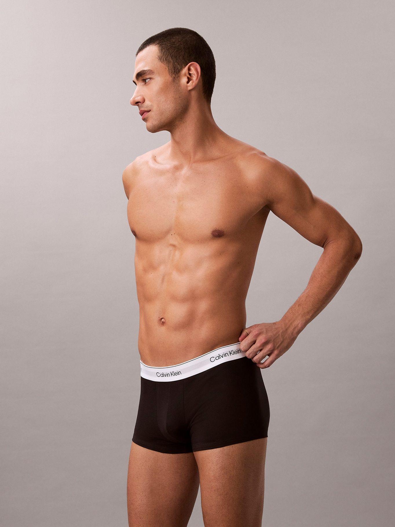 Pack 3 Bóxers Low Trunk Stretch Multicolor Calvin Klein-4