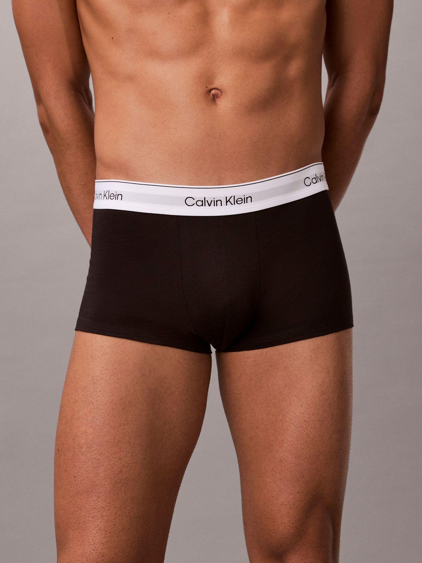 Pack 3 Bóxers Low Trunk Stretch Multicolor Calvin Klein-5