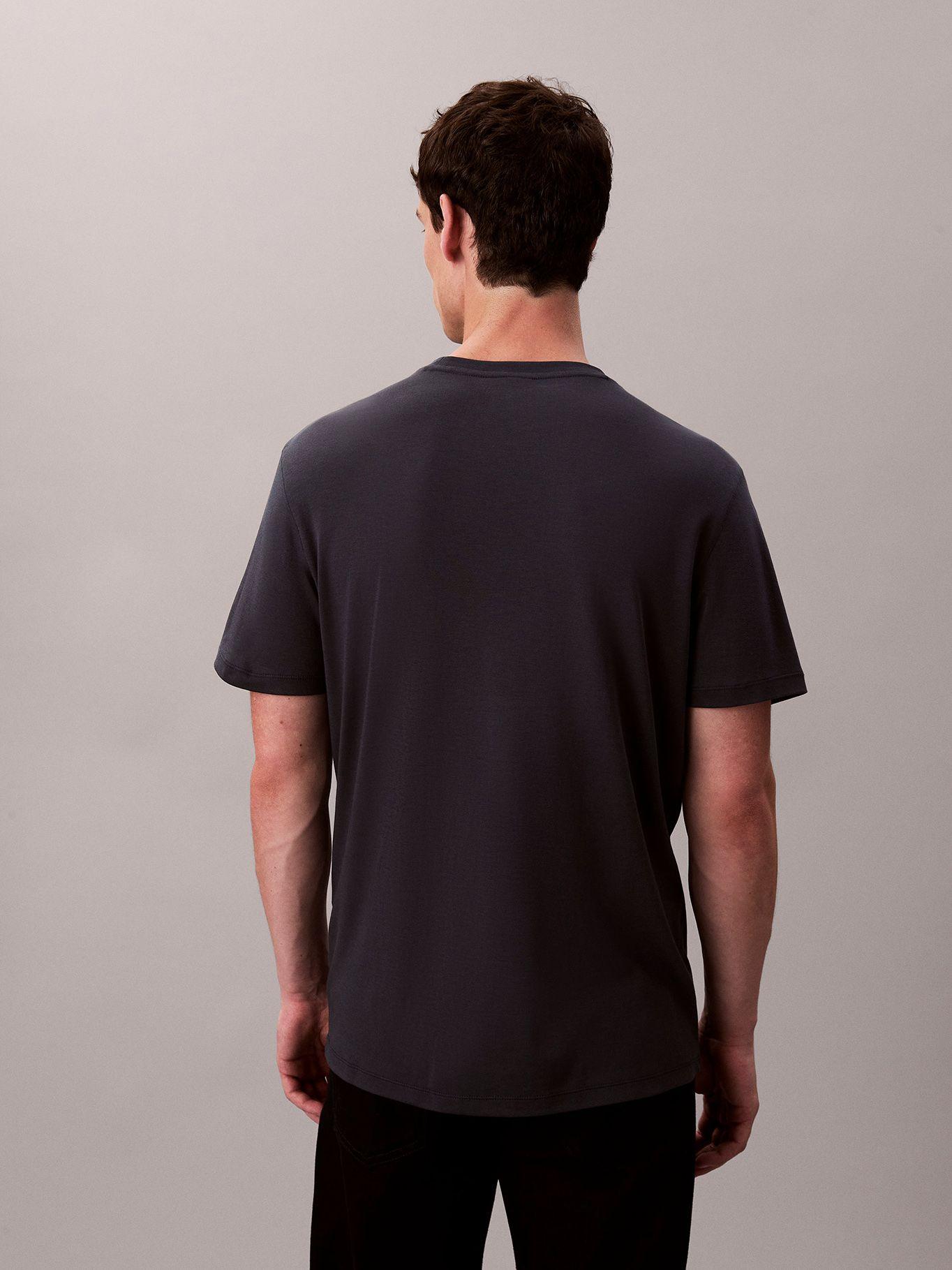 Polera de Algodón Supima de Cuello Azul Calvin Klein-2