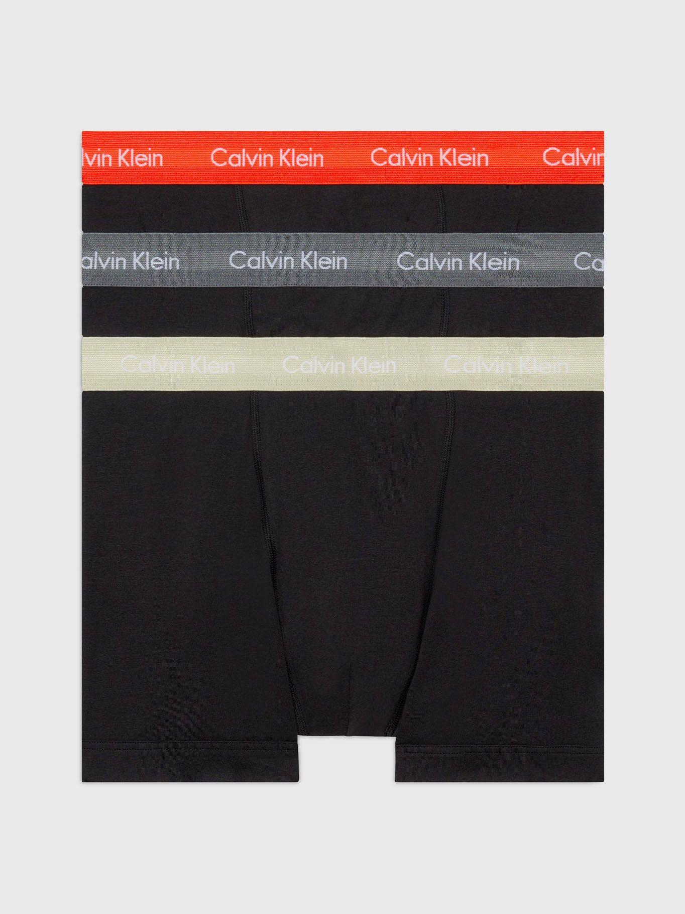 Pack 3 Bóxer Trunk Cotton Stretch Negro Calvin Klein-0