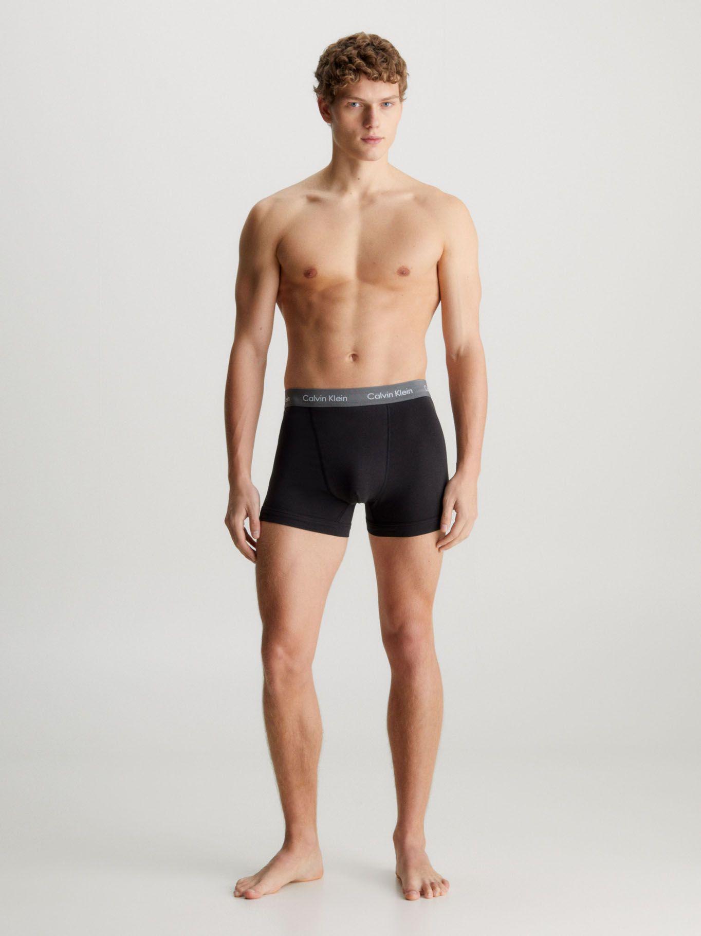 Pack 3 Bóxer Trunk Cotton Stretch Negro Calvin Klein-2