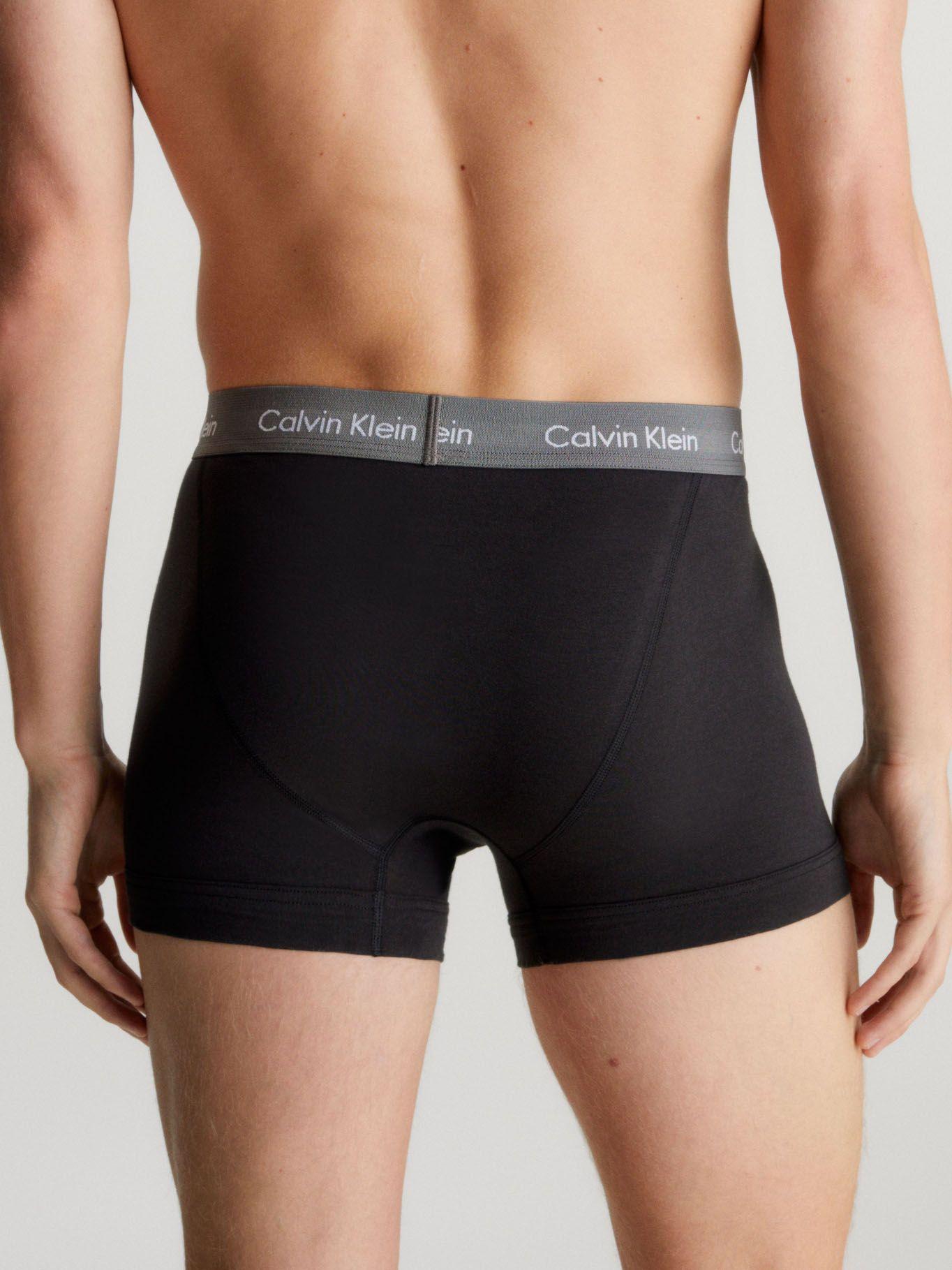 Pack 3 Bóxer Trunk Cotton Stretch Negro Calvin Klein-3