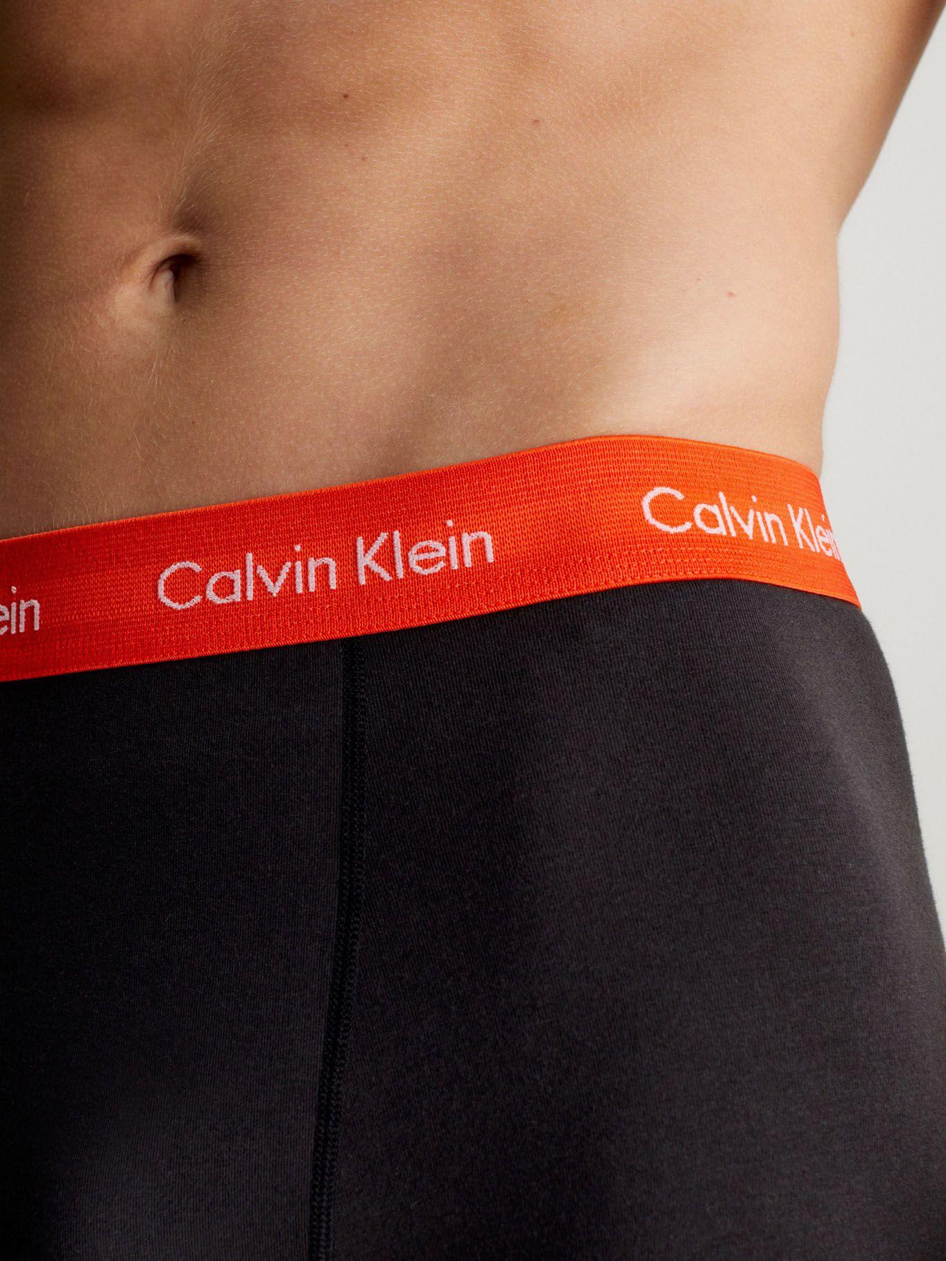 Pack 3 Bóxer Trunk Cotton Stretch Negro Calvin Klein-4