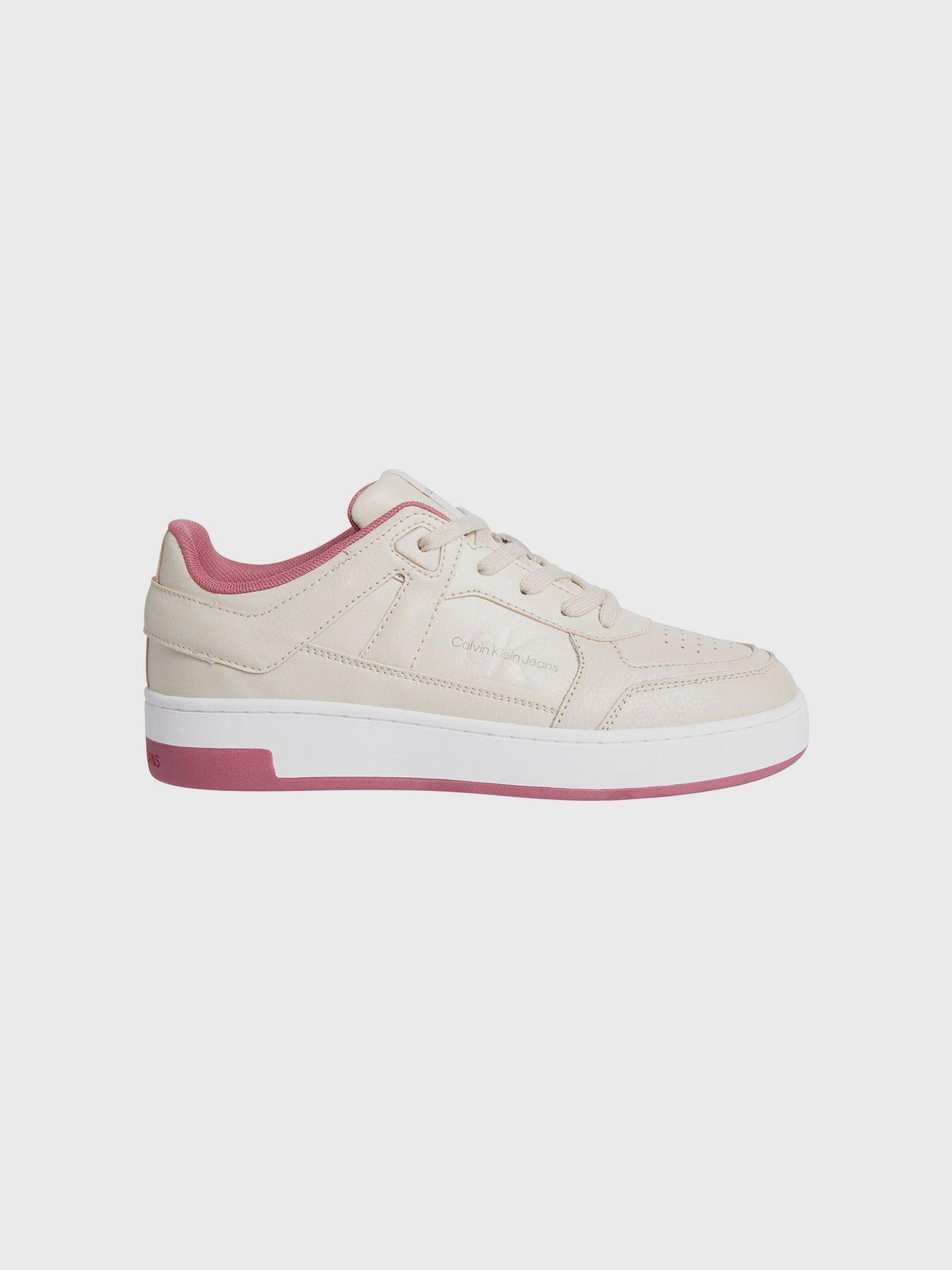Zapatilla basket cuero sintético Rosado Calvin Klein-4