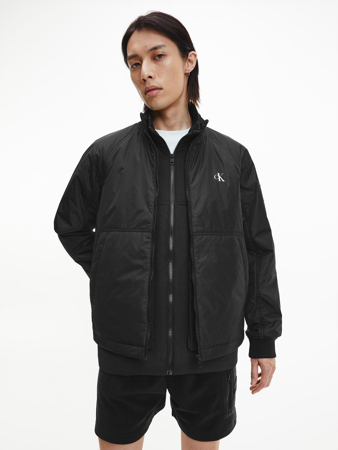 Chaqueta Padded Harrington Negro BEH Calvin Klein-0