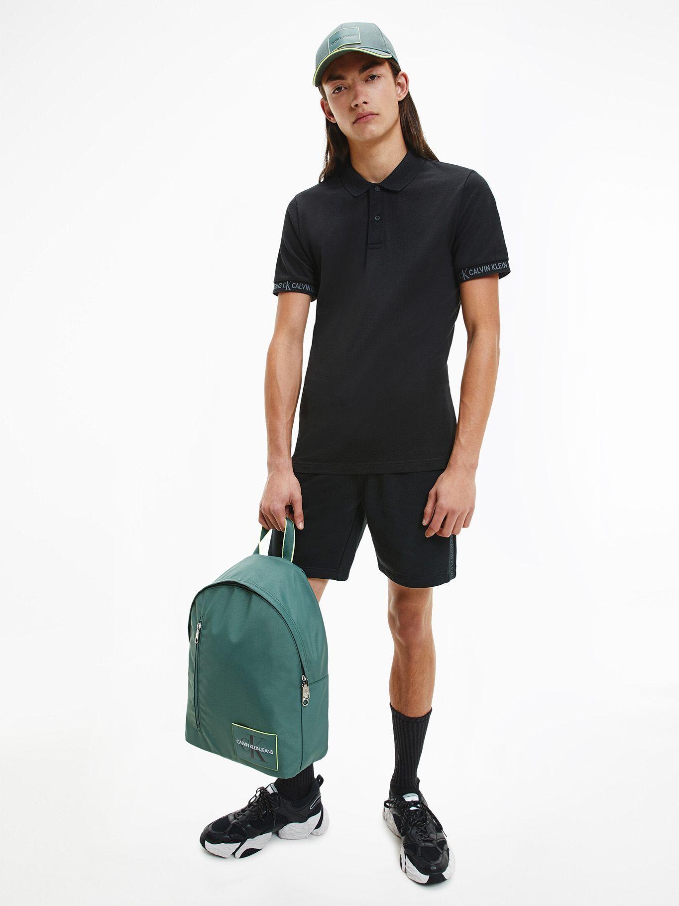 Polo Logo Jacquard Negro Calvin Klein-1