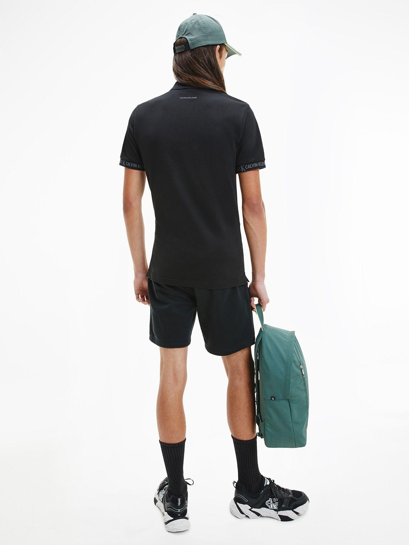 Polo Logo Jacquard Negro Calvin Klein-2