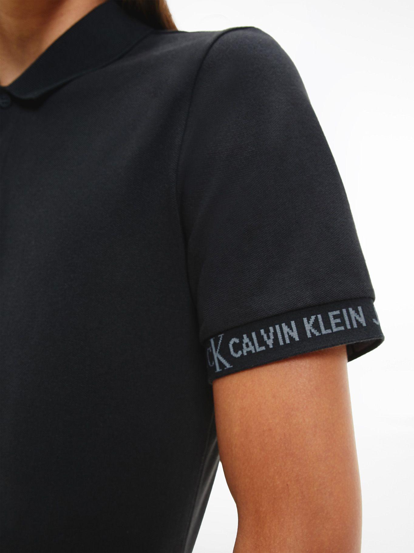 Polo Logo Jacquard Negro Calvin Klein-3