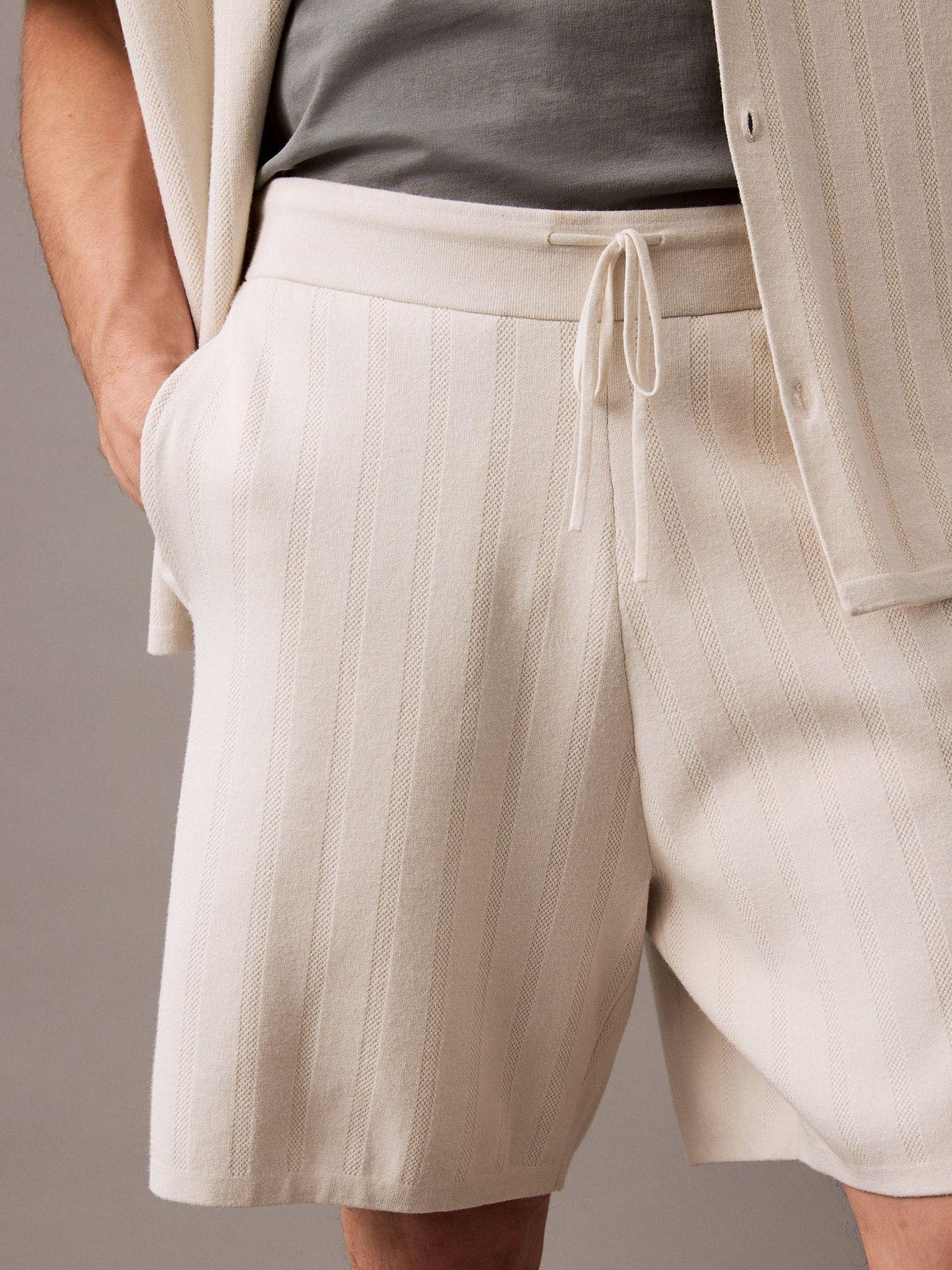 Short de Malla Jacquard Beige Calvin Klein-2