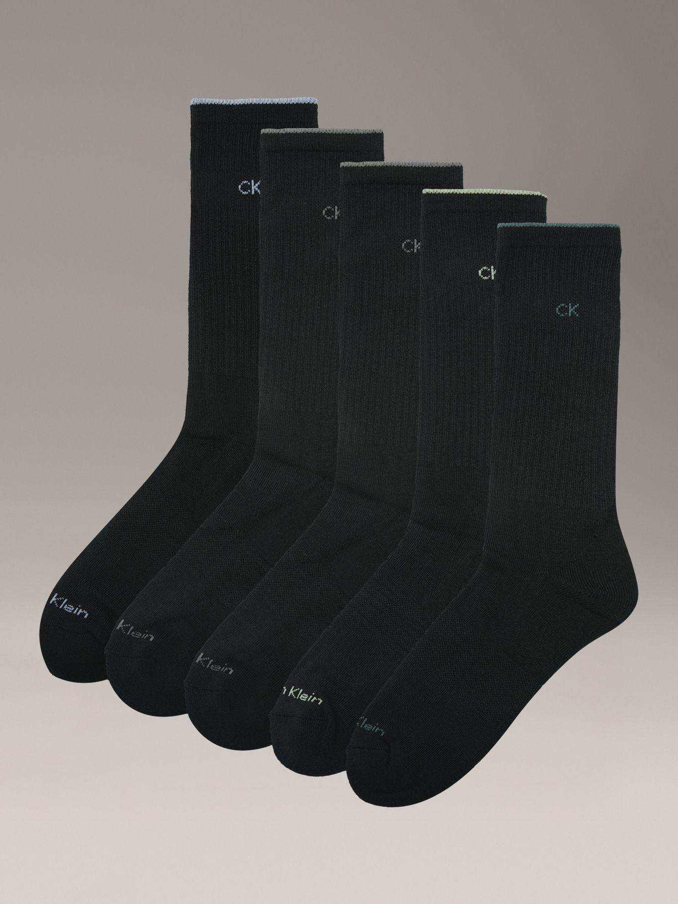 Pack de 5 Calcetin Acolchados Negro Calvin Klein-0