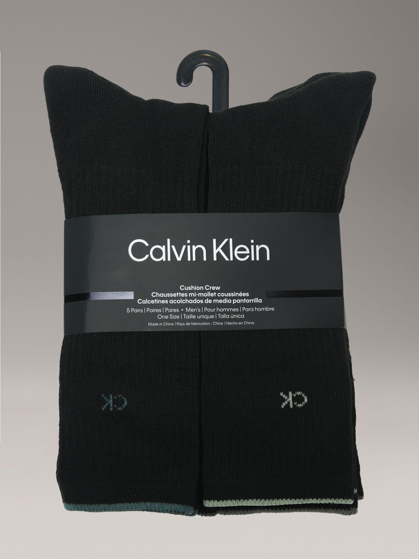 Pack de 5 Calcetin Acolchados Negro Calvin Klein-2