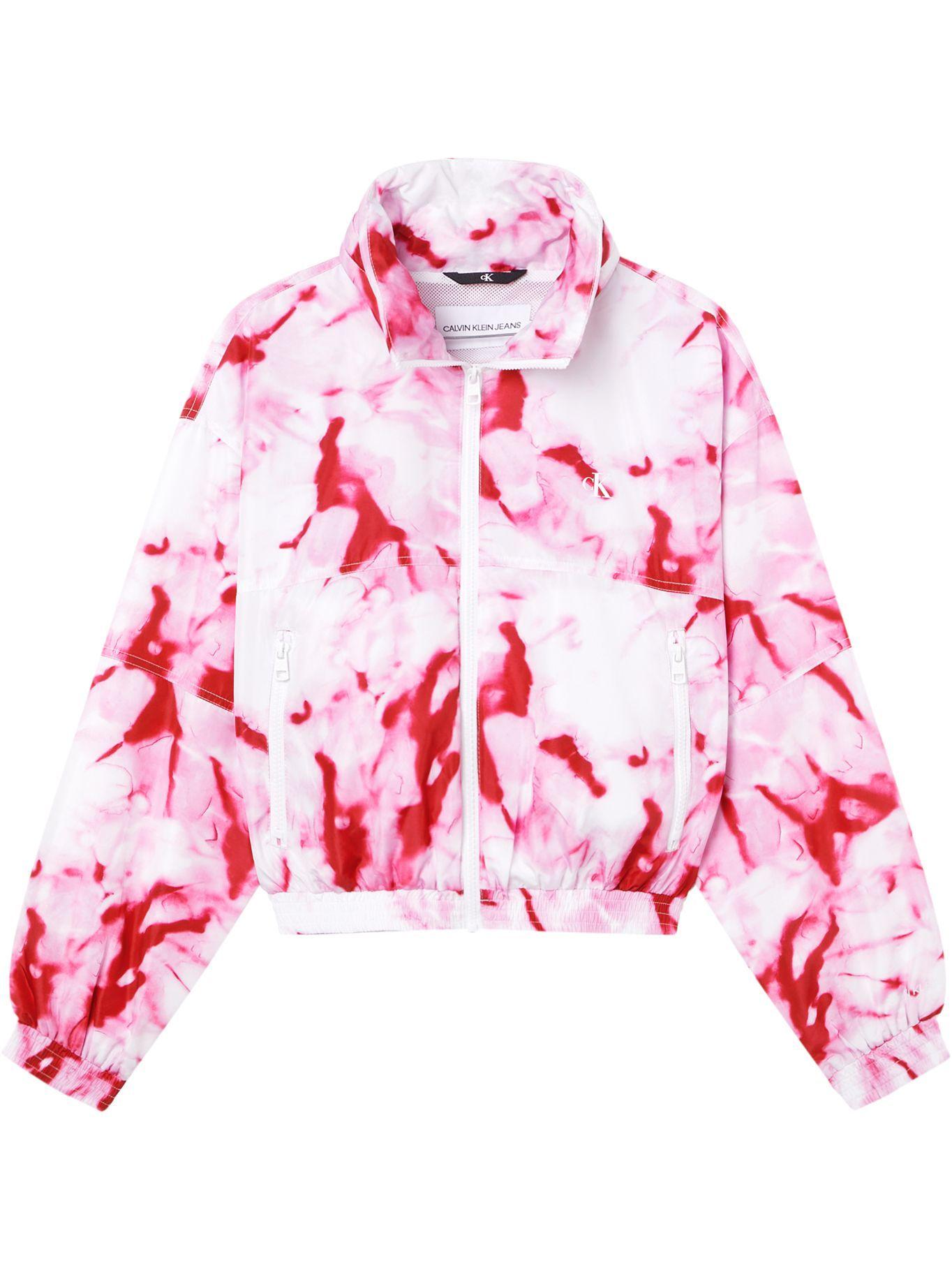 Cortaviento Aop Packable Rojo Calvin Klein-0