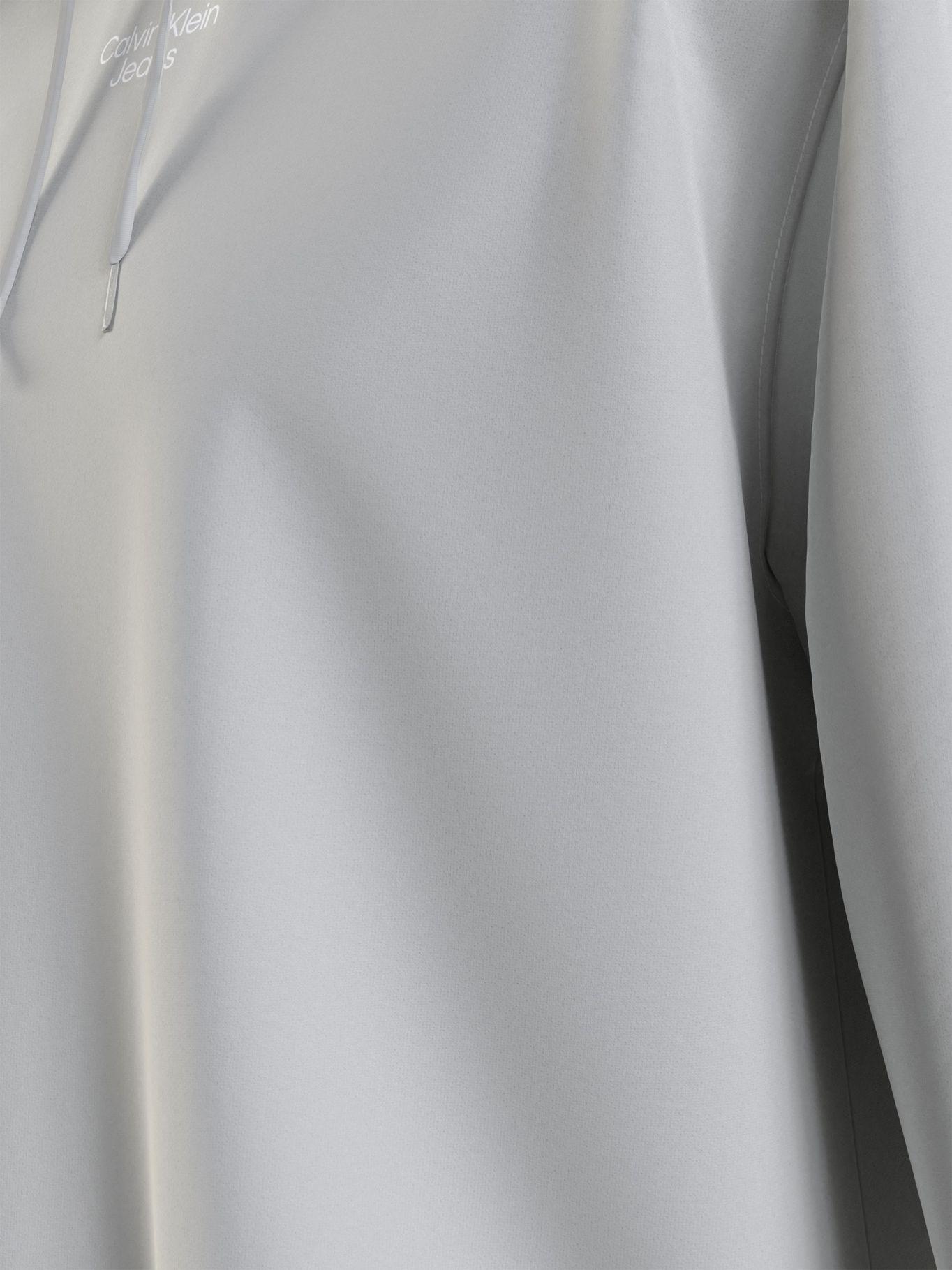 Hoodie Stacked Logo Gris Calvin Klein-4