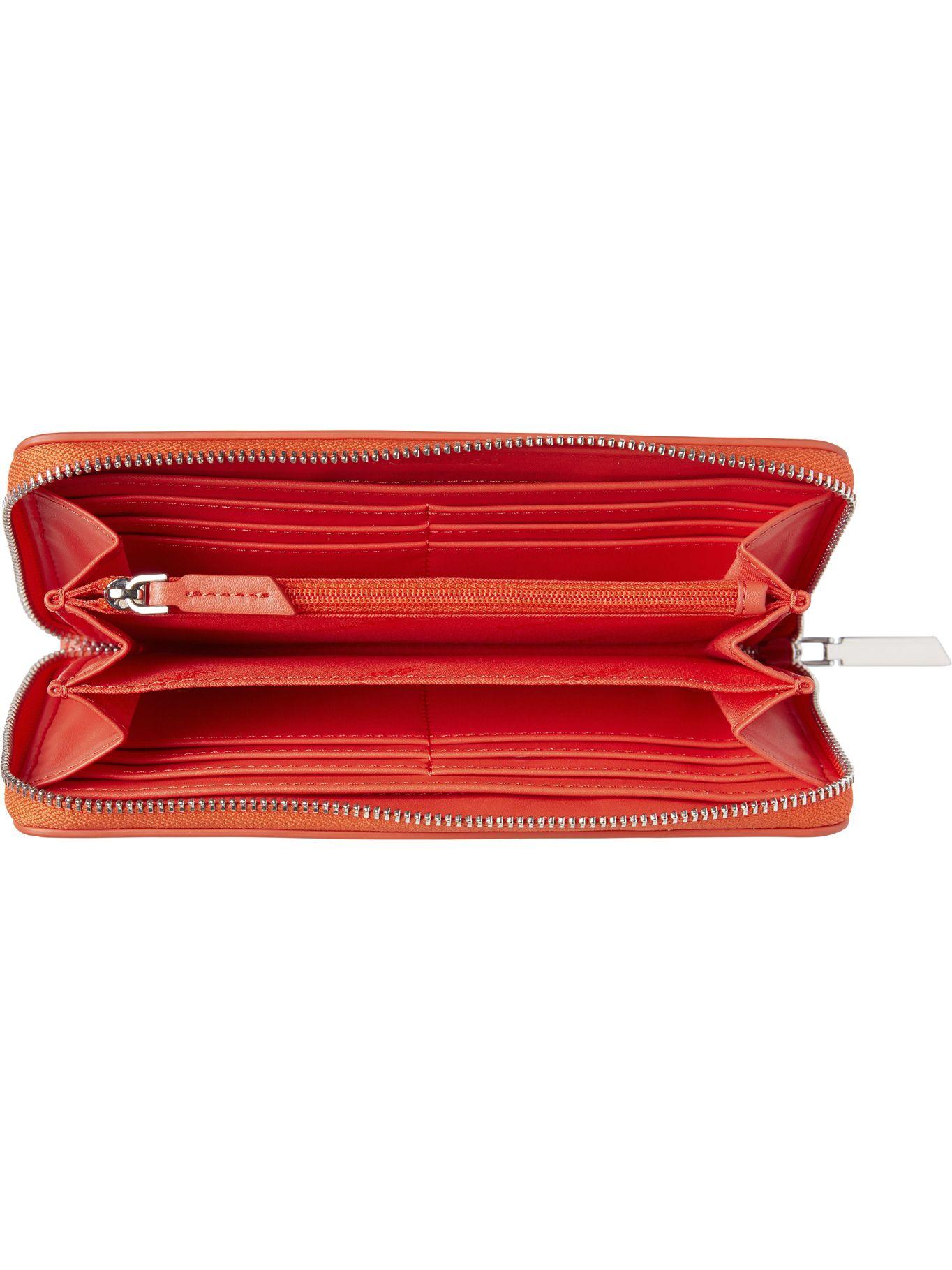 Cartera Minimal Hardware 9 Naranja Calvin Klein-1
