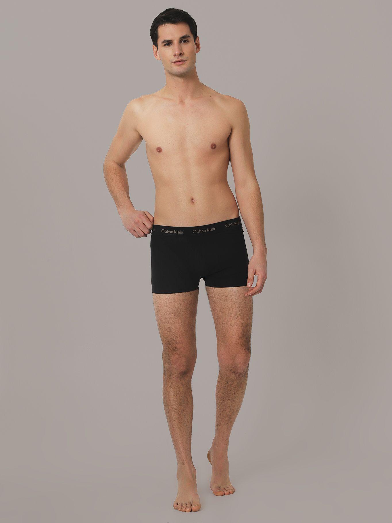 Pack 3 Bóxer Trunk Low Stretch Negro Calvin Klein-2