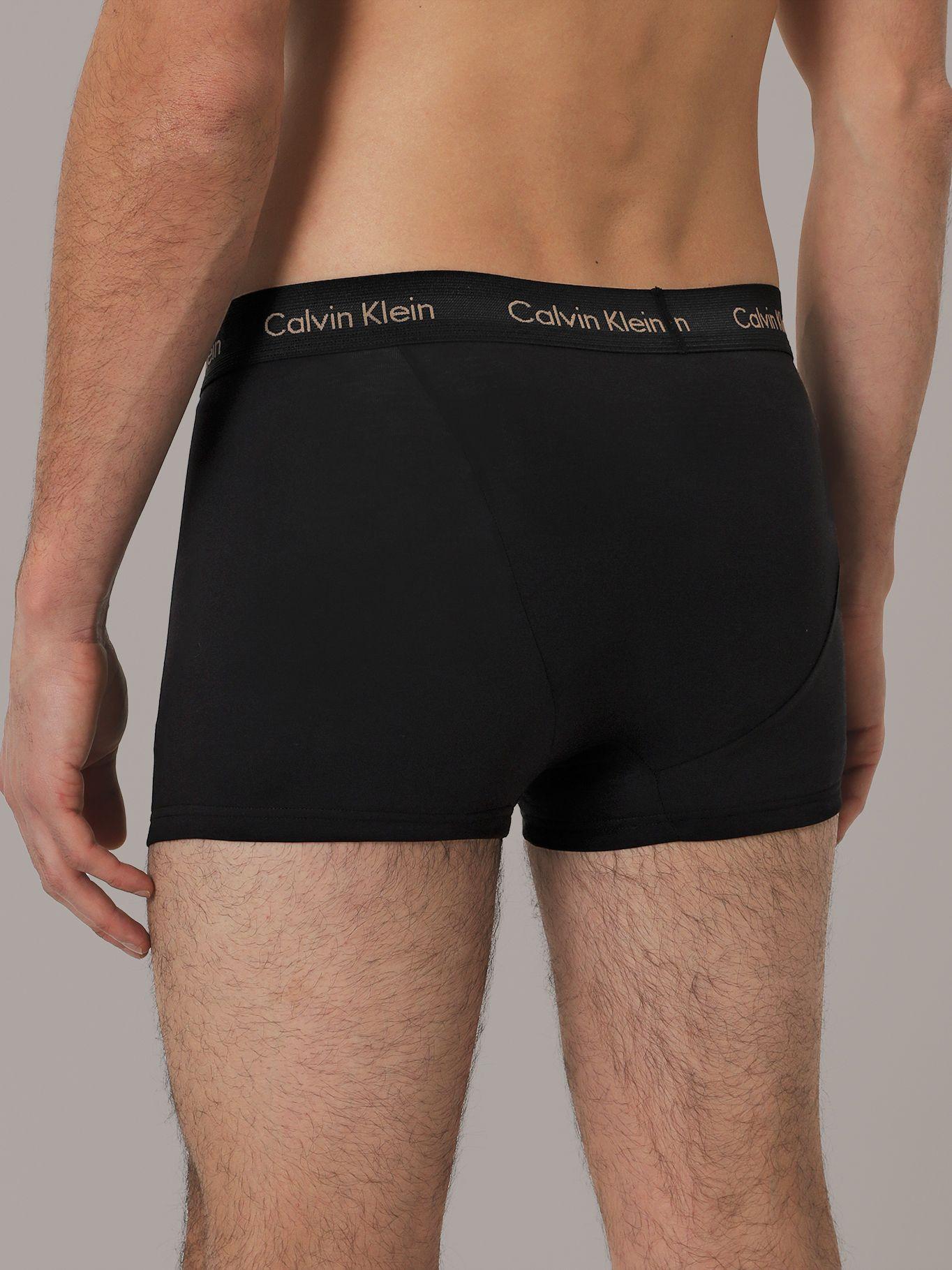 Pack 3 Bóxer Trunk Low Stretch Negro Calvin Klein-3