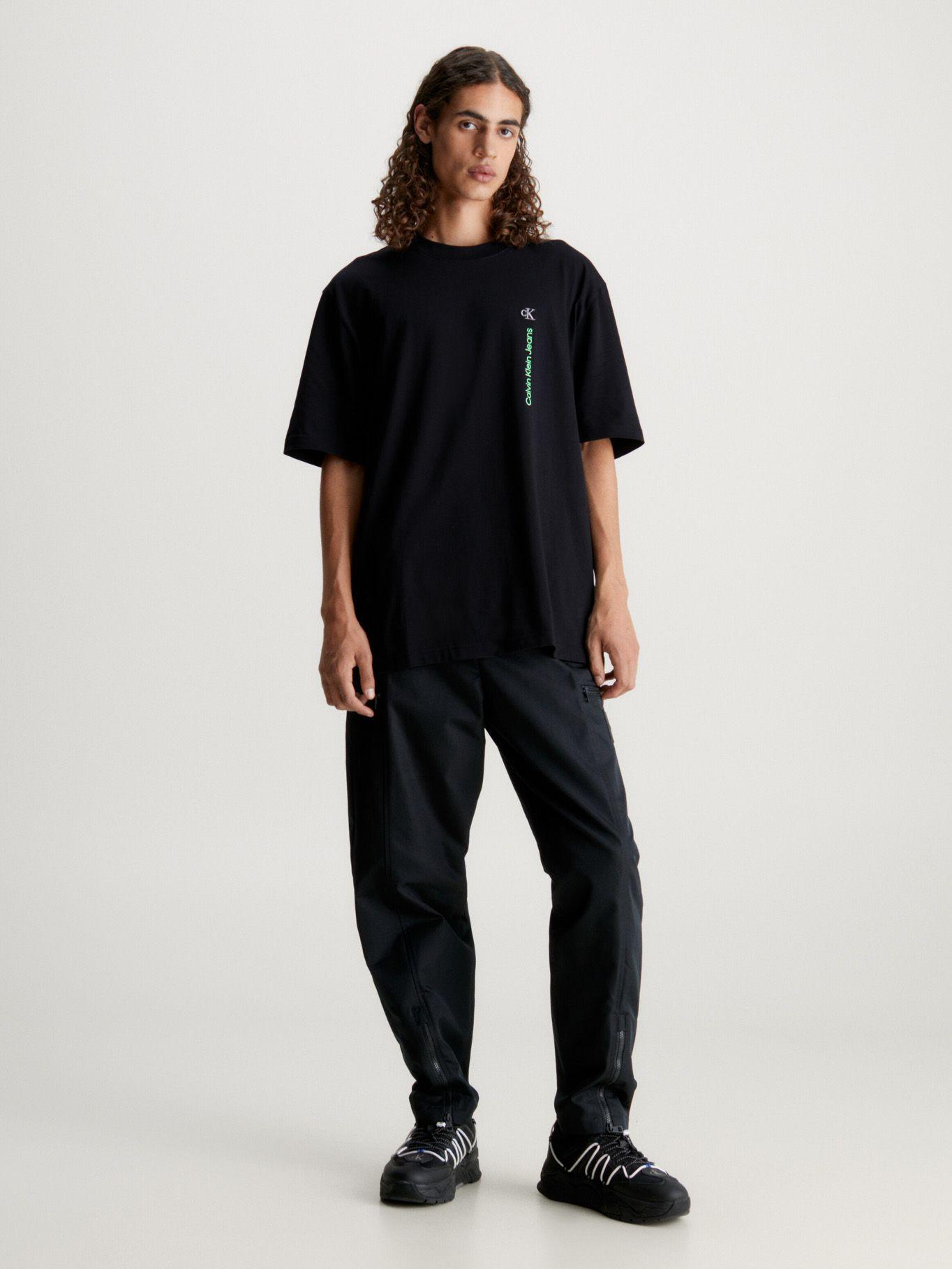 Polera Vertical Institutional Negro Calvin Klein-1