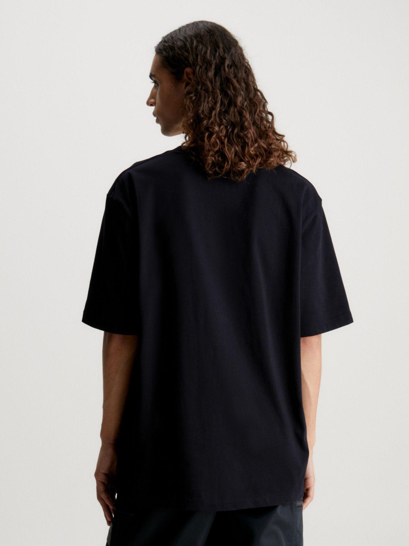 Polera Vertical Institutional Negro Calvin Klein-2