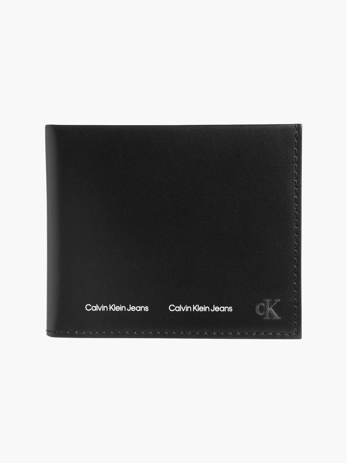 Billetera CKJ Logo Stripe Negro Calvin Klein-0