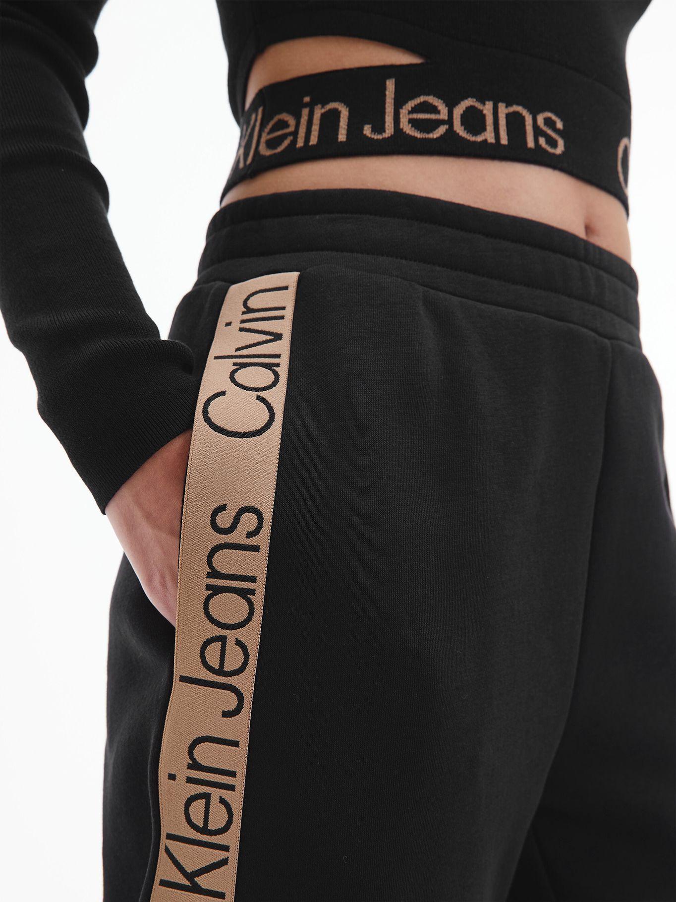 Joggers Logo Tape  Negro Calvin Klein-2
