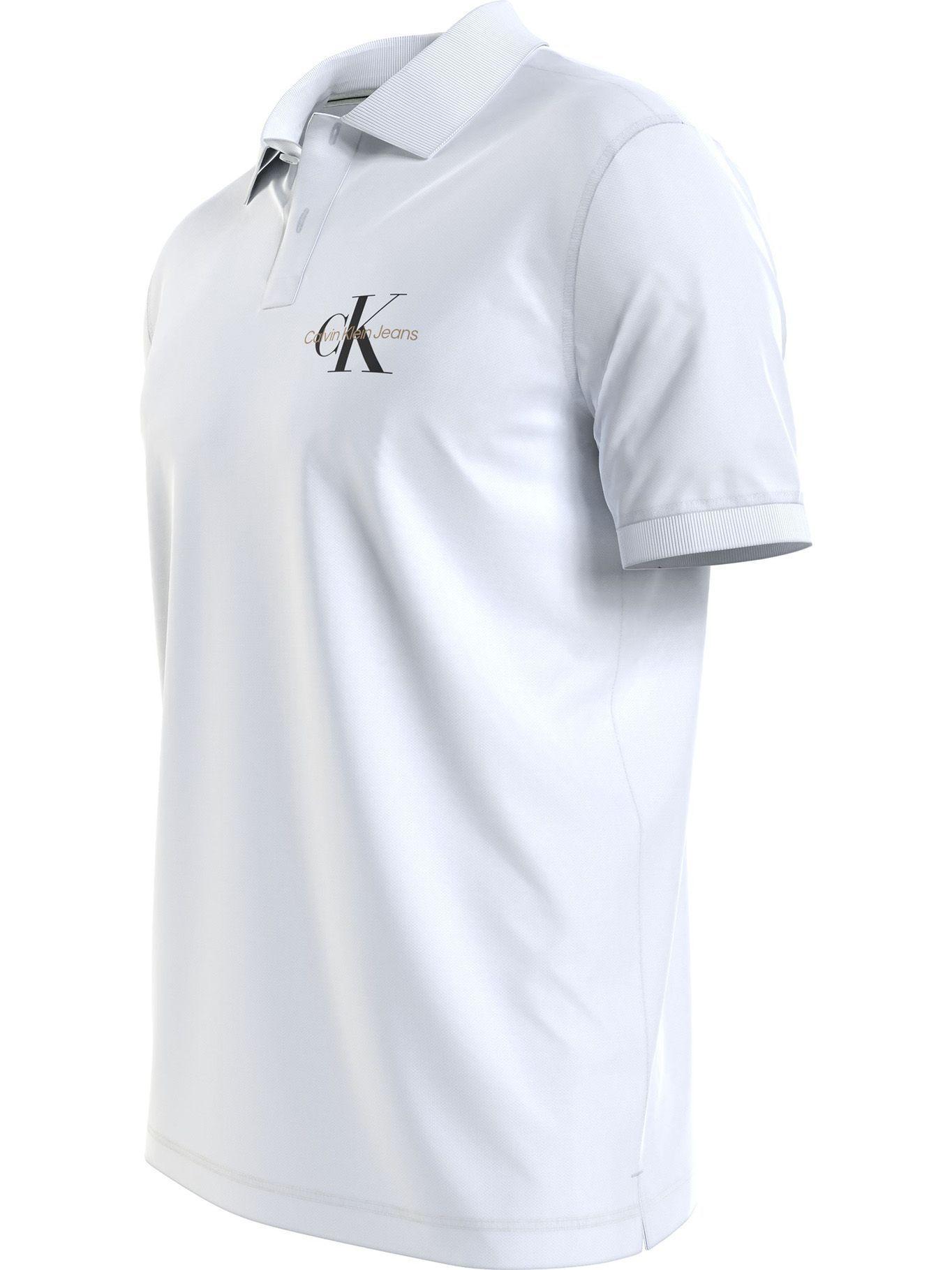 Polo Monogram Logo Blanco Calvin Klein-2