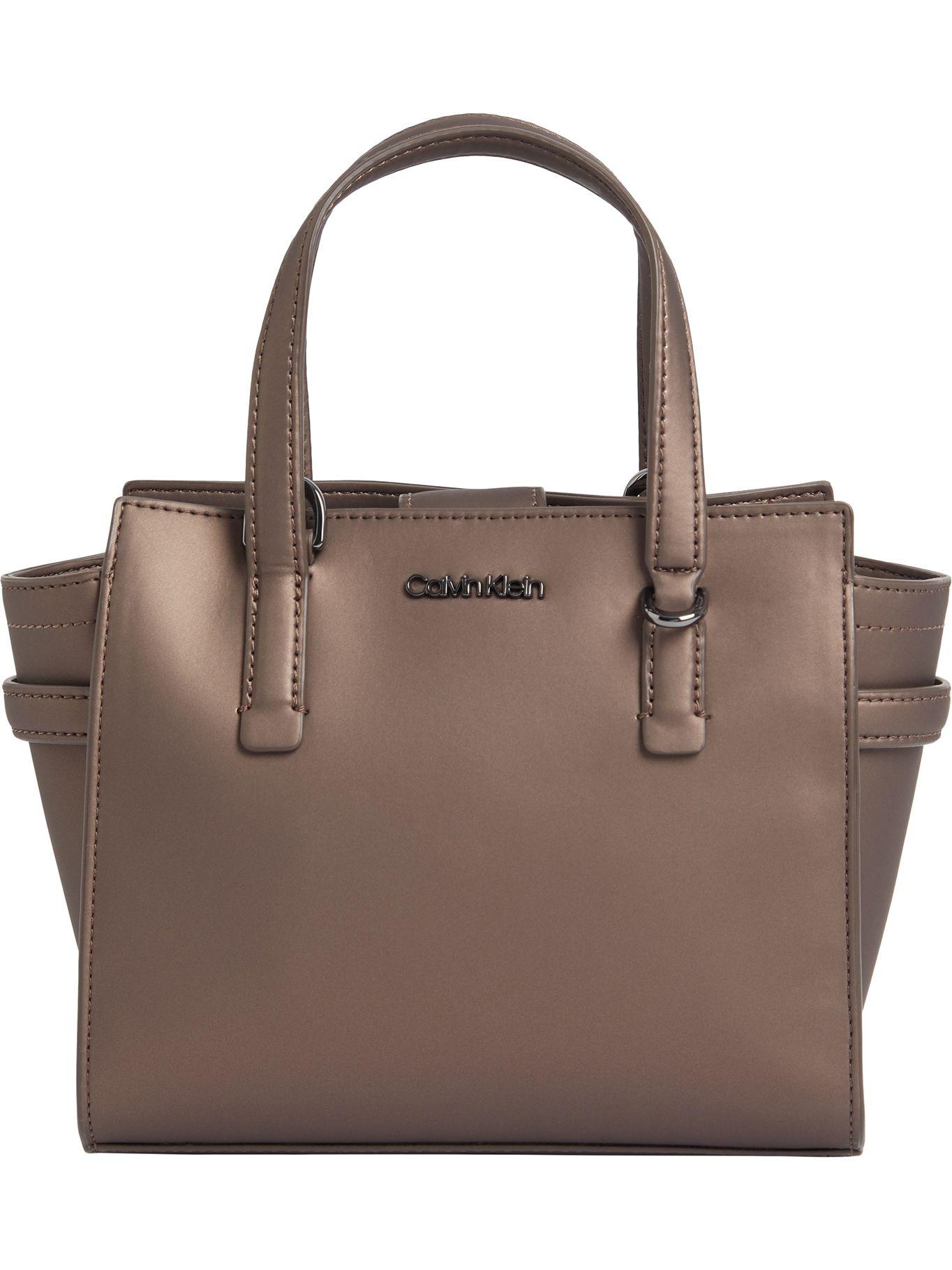 Bolso tote pequeño Marrón Calvin Klein-0