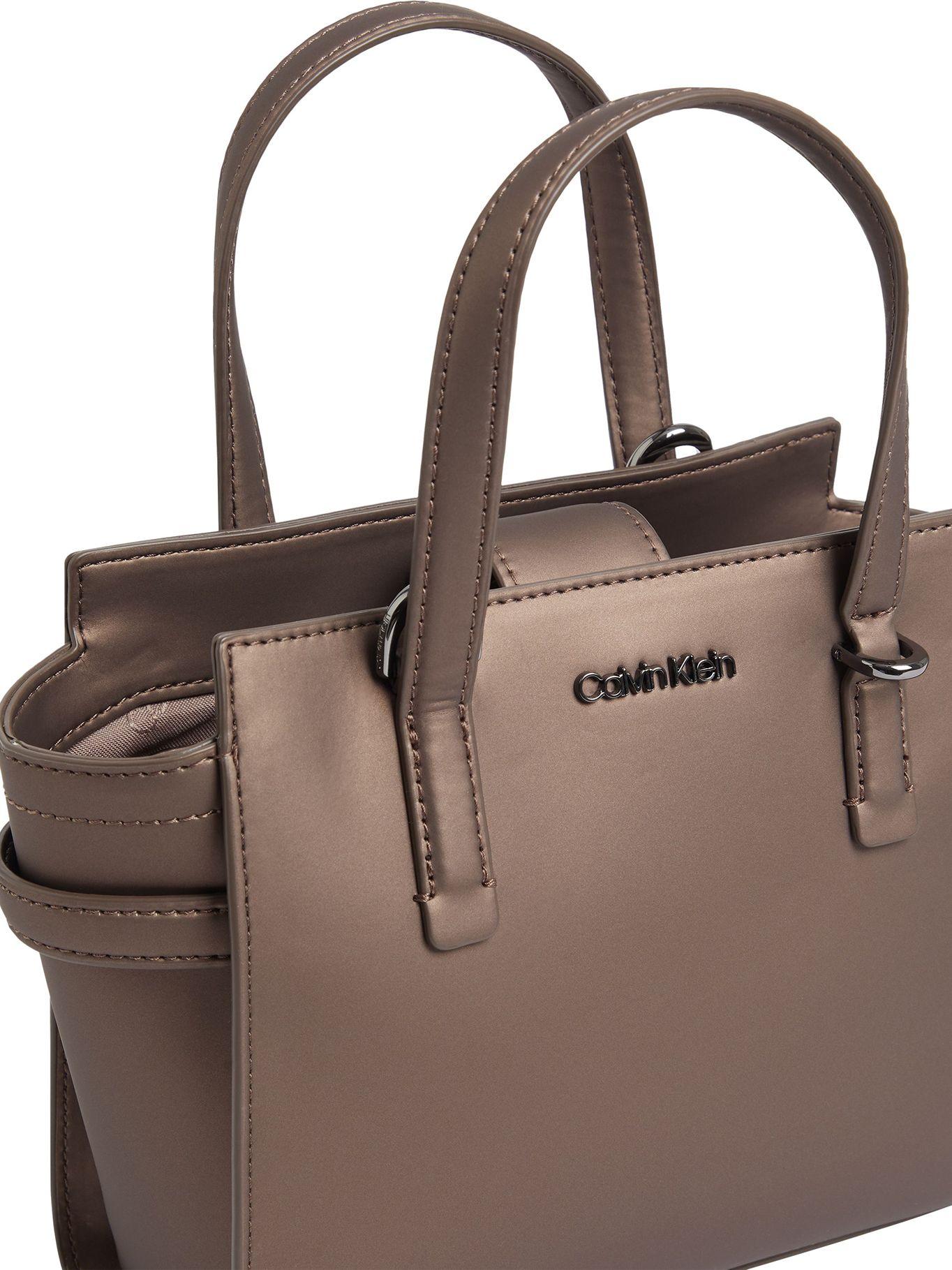 Bolso tote pequeño Marrón Calvin Klein-2