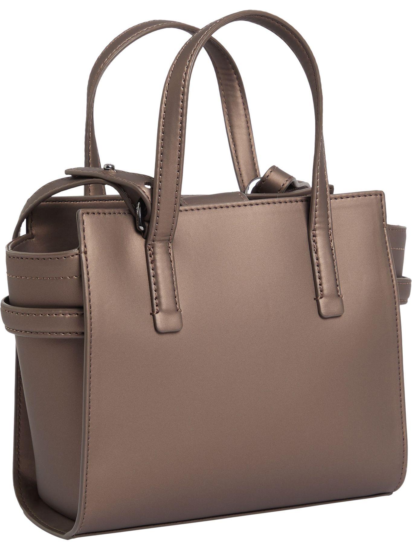 Bolso tote pequeño Marrón Calvin Klein-1
