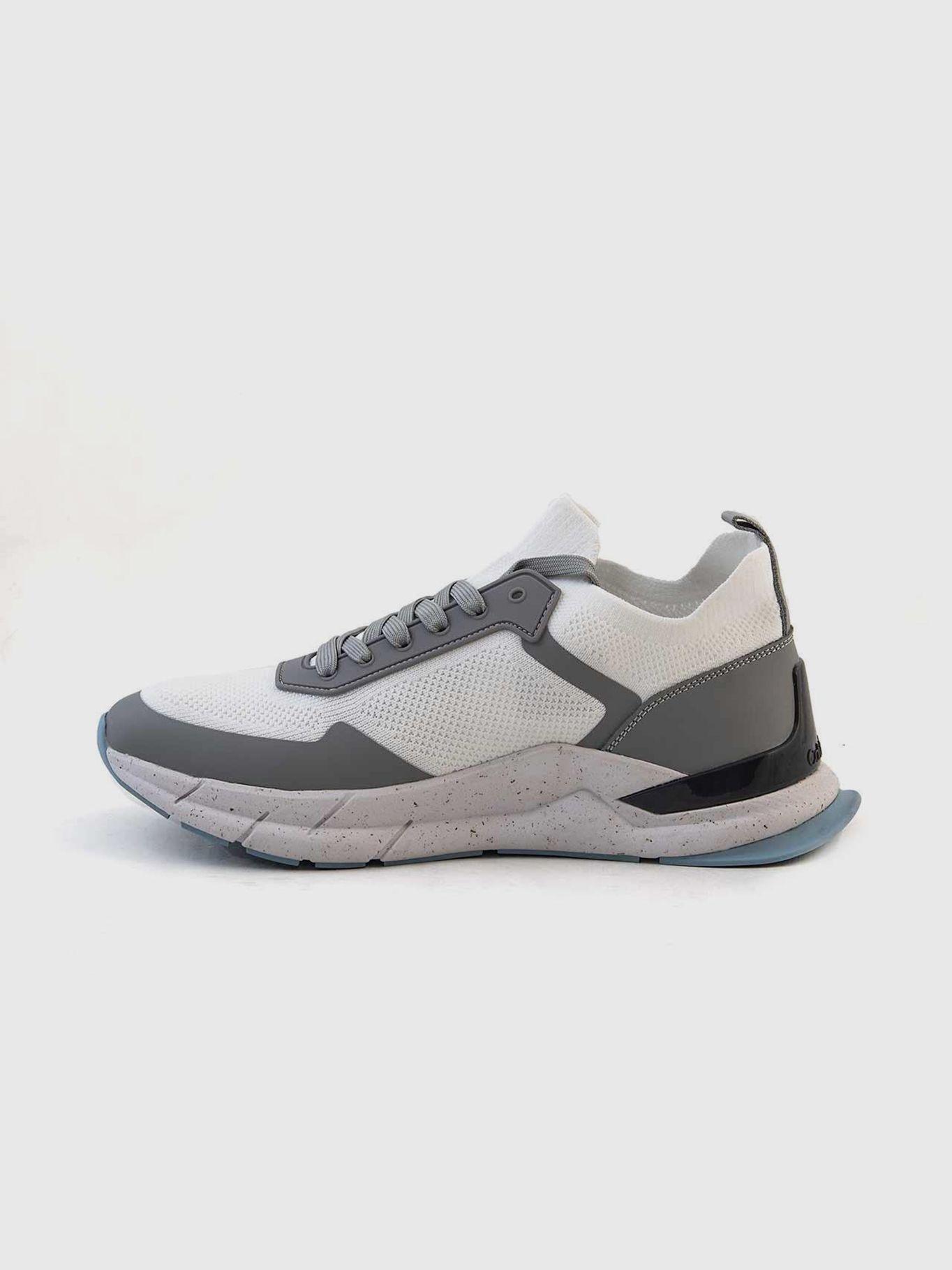 Zapatilla Low Top Lace Up Knit Blanco Calvin Klein-4
